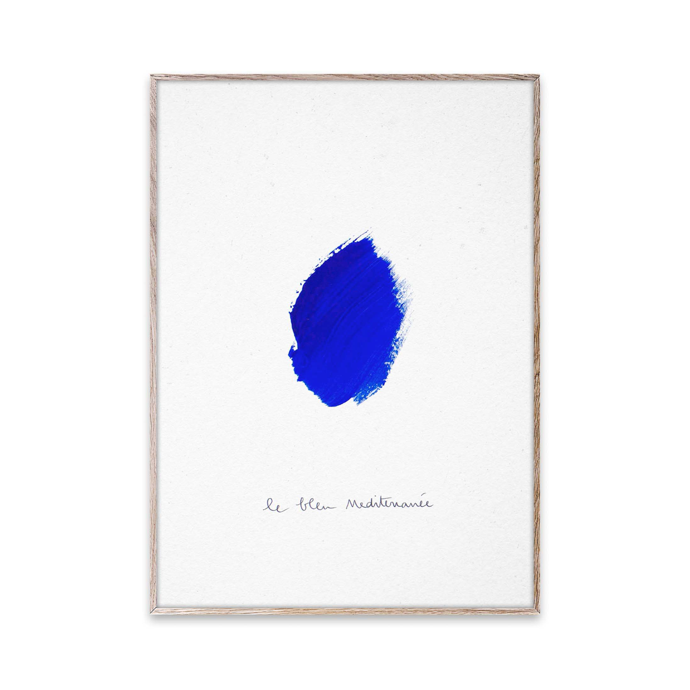 新品 ペーパーコレクティブ　ポスター　ブル― 30x40 cm Paper Collective | ペーパーコレクティブ からのThe Bleu I