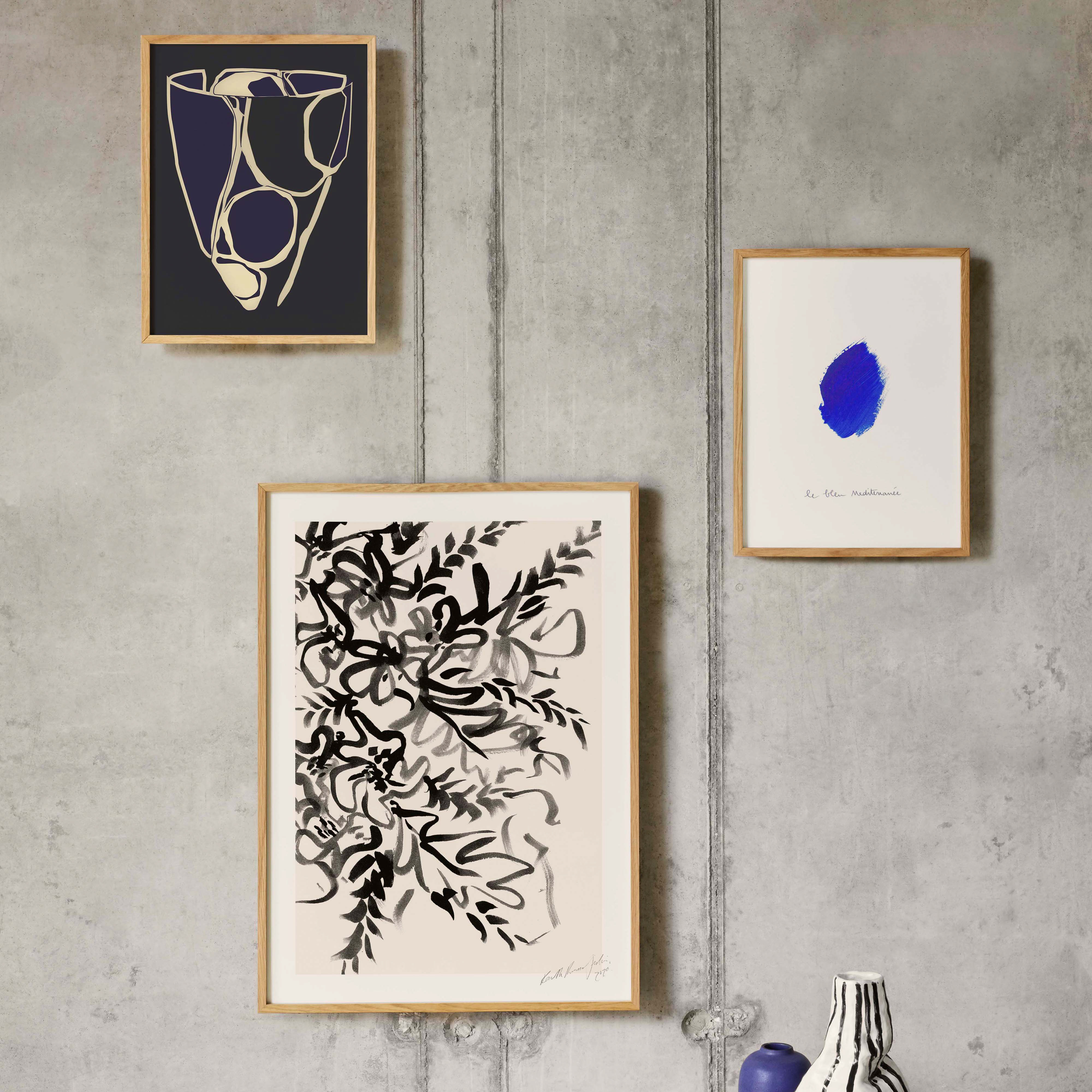 新品 ペーパーコレクティブ　ポスター　ブル― 30x40 cm Paper Collective | ペーパーコレクティブ からのThe Bleu I