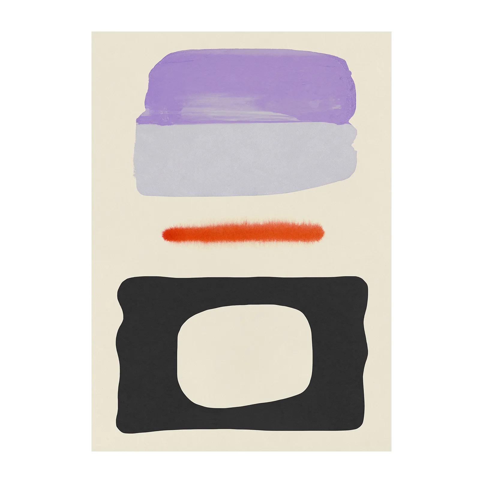 Three Shapes ポスター, 30x40 cm Paper Collective | ペーパーコレクティブ