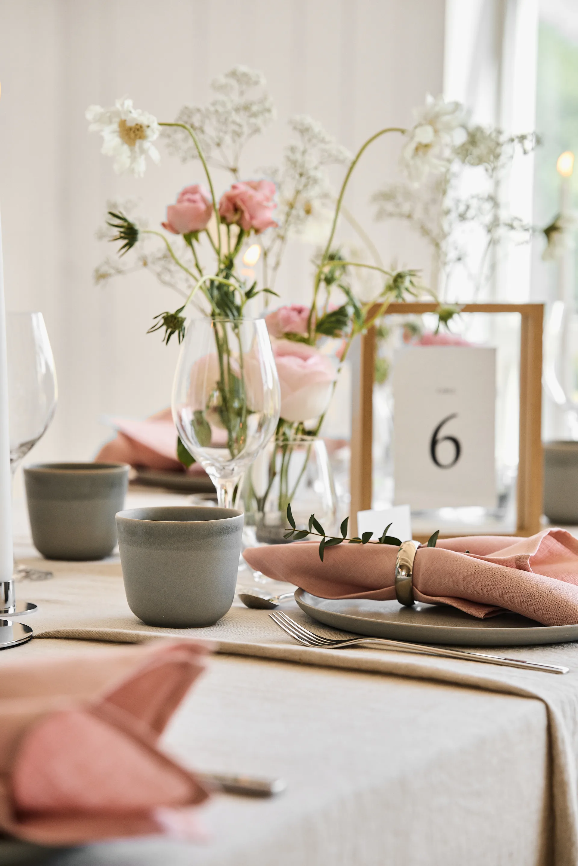 Morgon grey カップ 4個セット, grey Paradisverkstaden