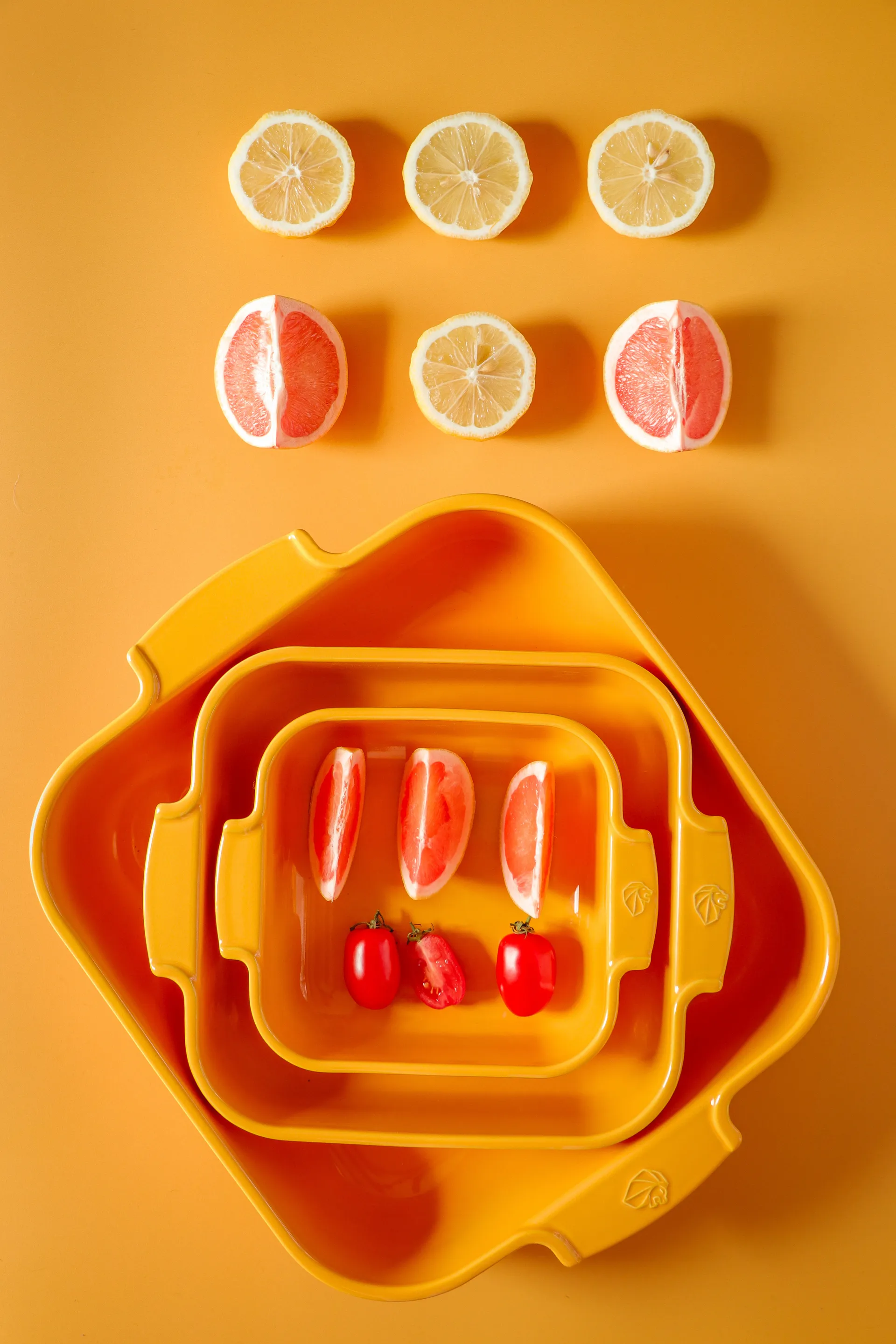 Appolia セラミック ディッシュ 29.5x36 cm, Saffron yellow Peugeot | プジョー