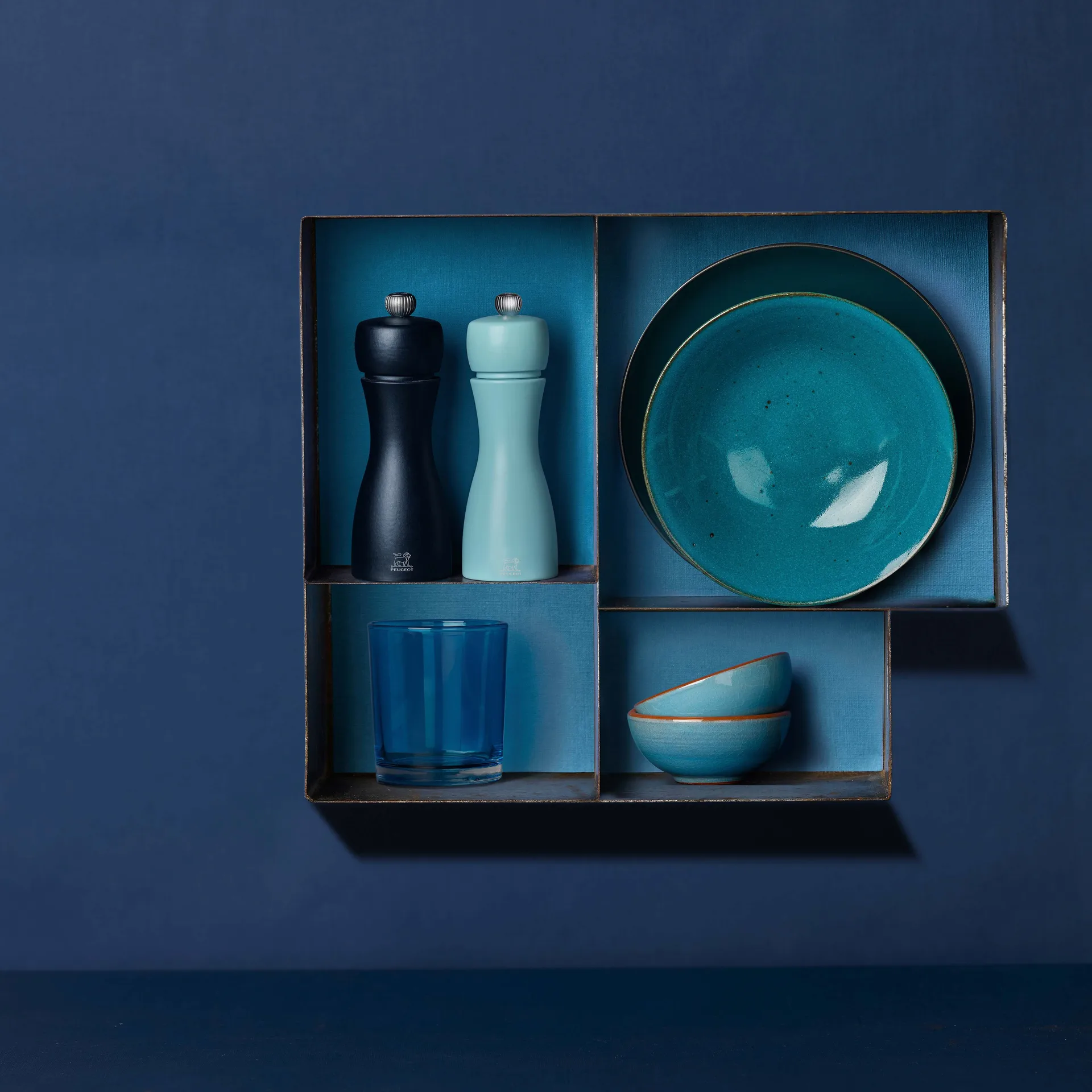 Tahiti set Air ソルト & ペッパーミル15 cm, Night & azur Peugeot | プジョー