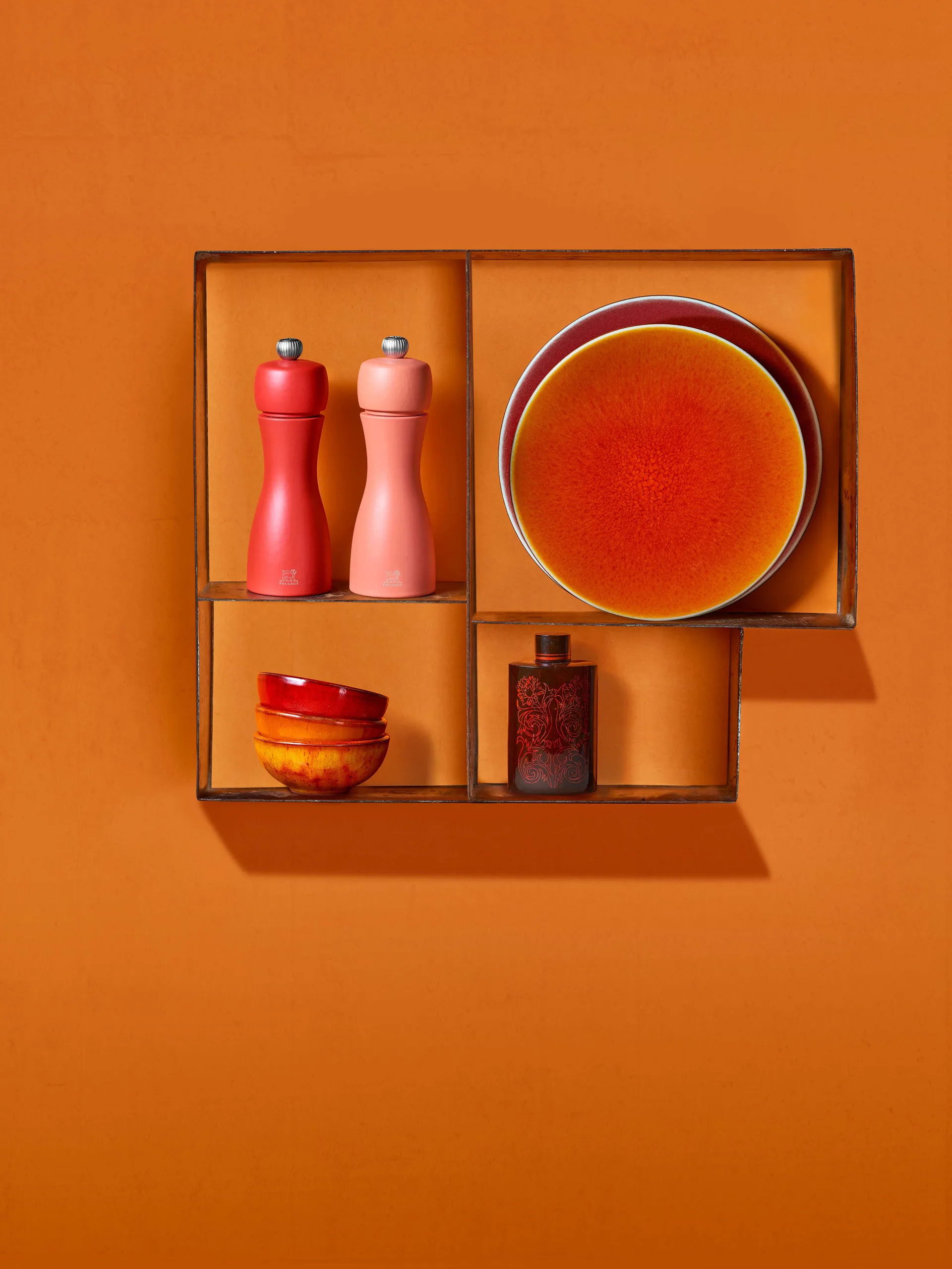 Tahiti set Fire ソルト & ペッパーミル15 cm, Bricks & flame Peugeot | プジョー