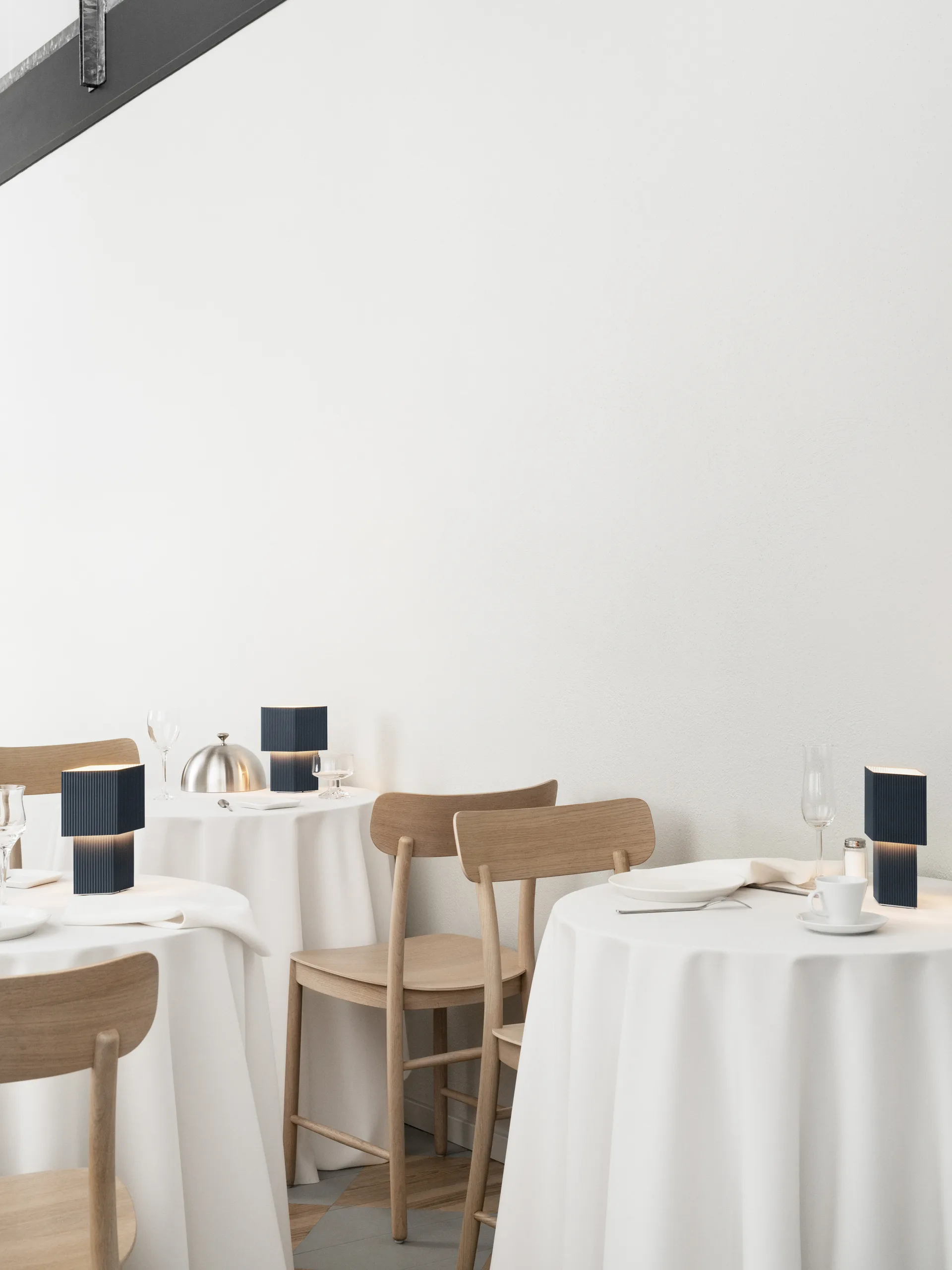 Romb ミニ ポータブルテーブルランプ 19 cm, Blue stone Pholc | フォルク