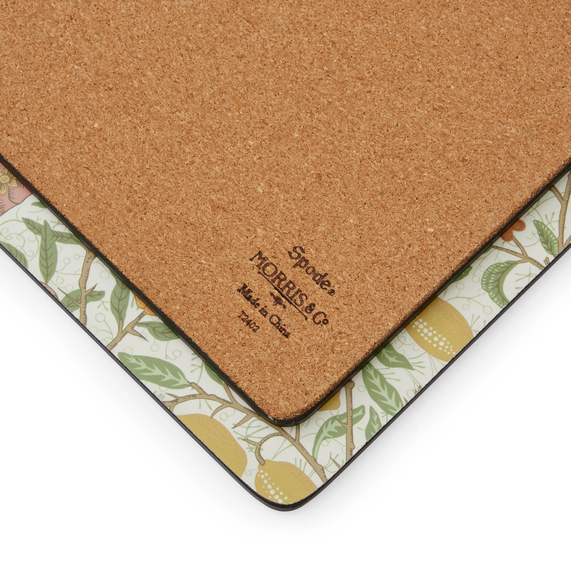 Morris & Co Simpley ミックス ランチョンマット 4枚, Fruit, Willow, Strawberry Thief, Marigold Pimpernel | ピンパーネル