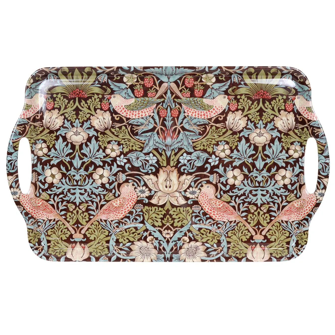 Strawberry Thief トレイ ハンドル付き, Brown Pimpernel | ピンパーネル