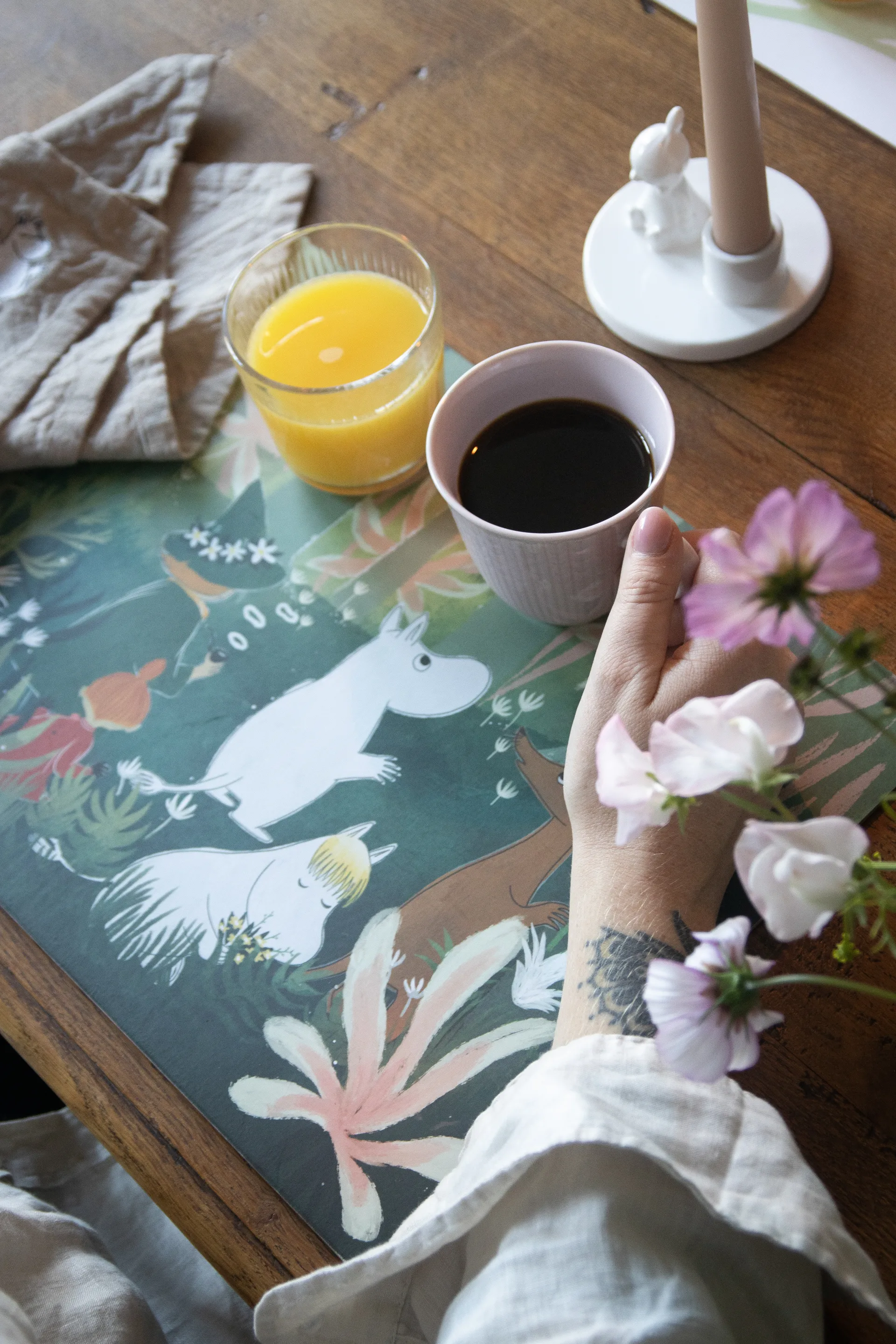 ムーミン プレースマット 2-pack, Multi Pluto Design