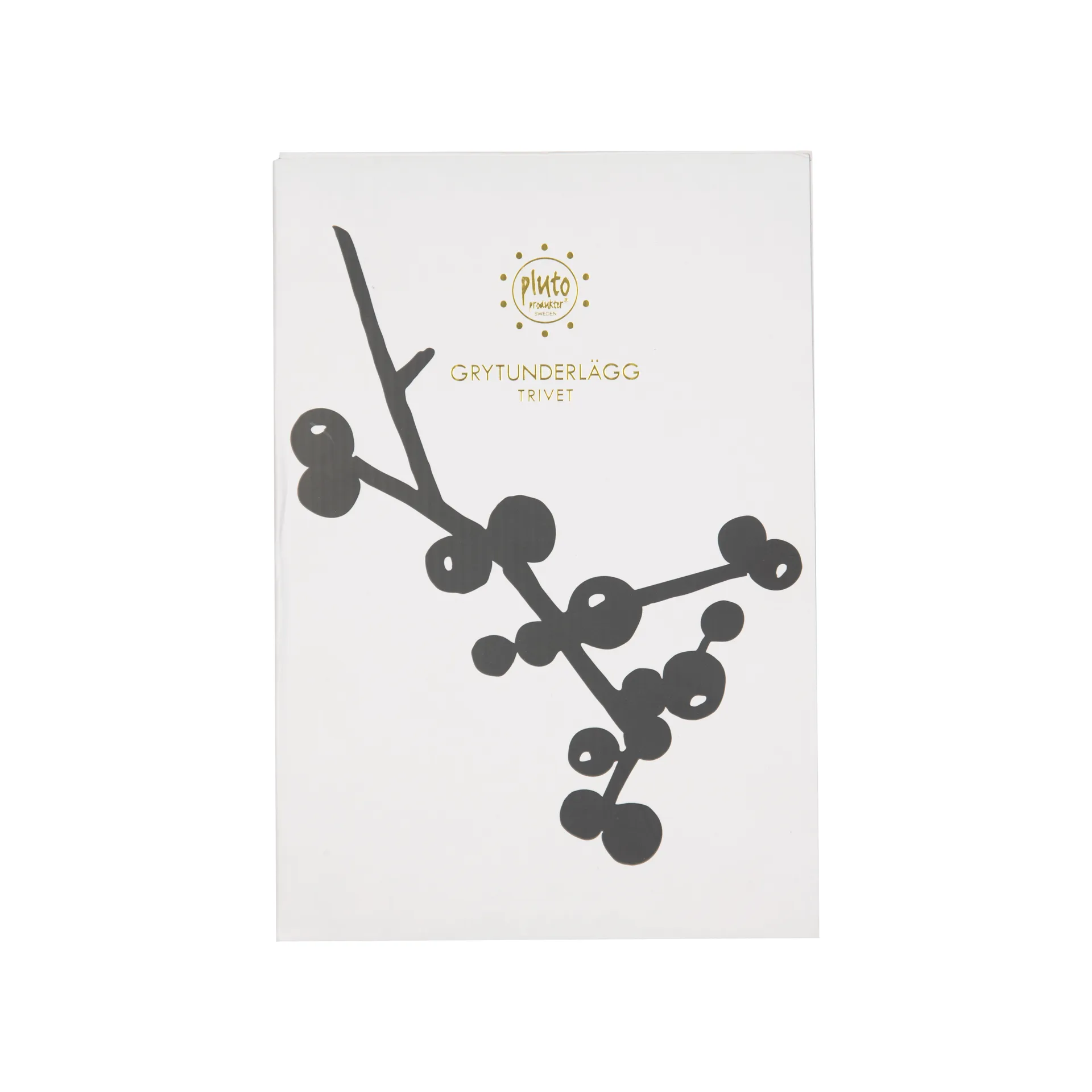 Berry 鍋敷き, black Pluto Design