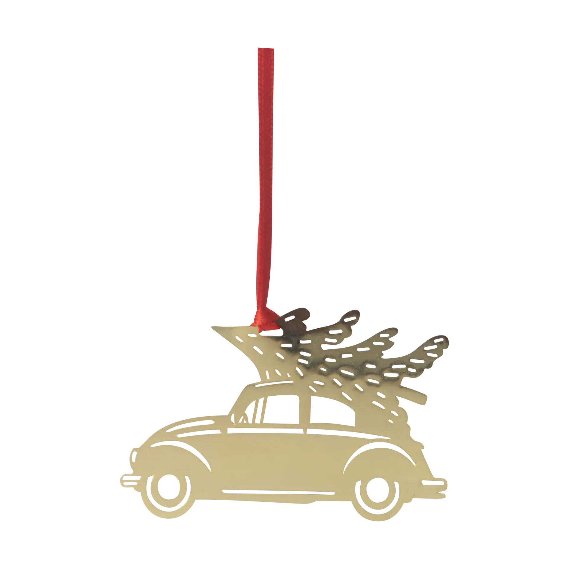 Christmas car クリスマスツリー オーナメント, Gold Pluto Design