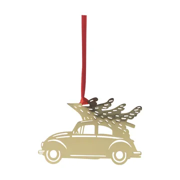 Christmas car クリスマスツリー オーナメント - Gold - Pluto Design
