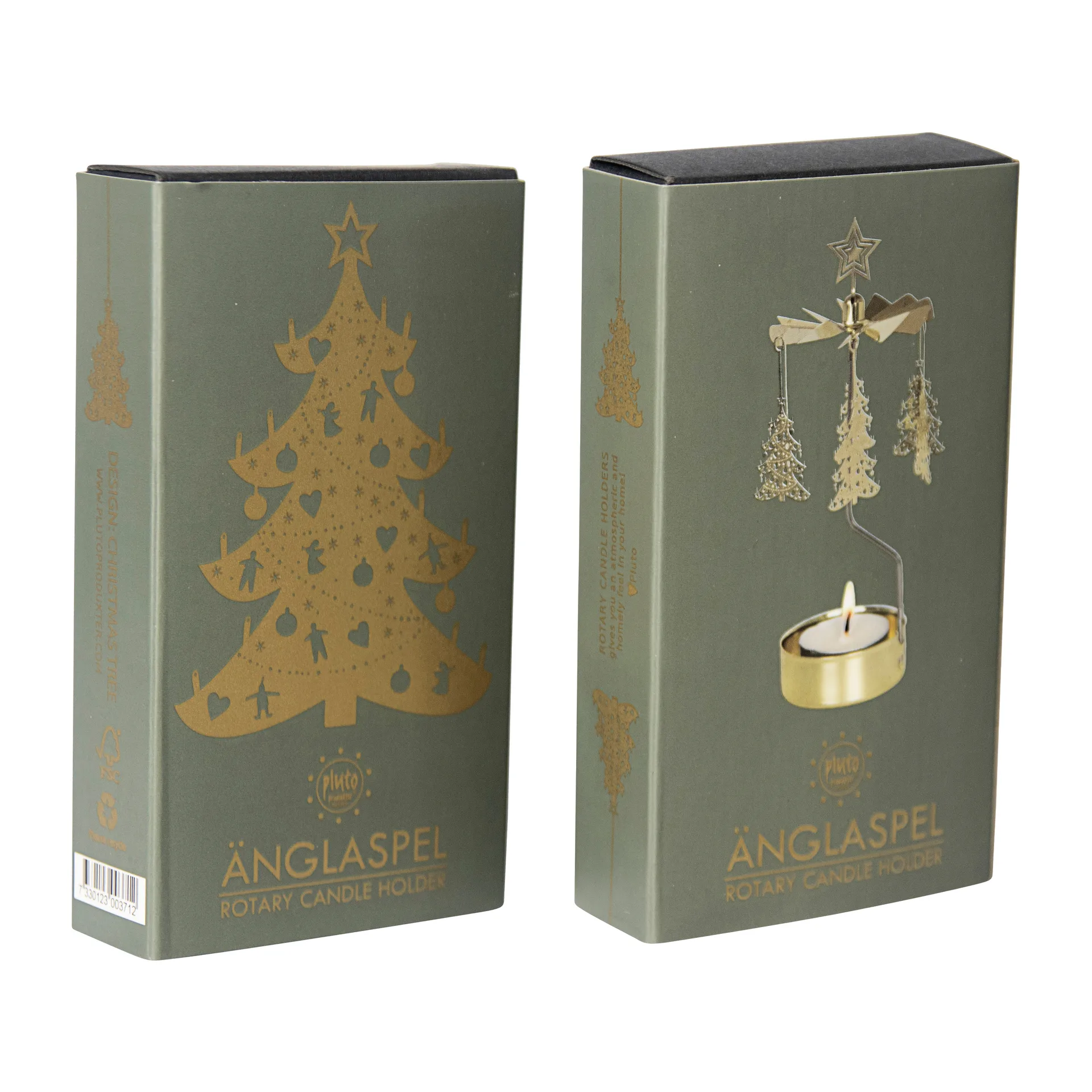 ロータリーキャンドルホルダー クリスマス, Christmas tree Pluto Design