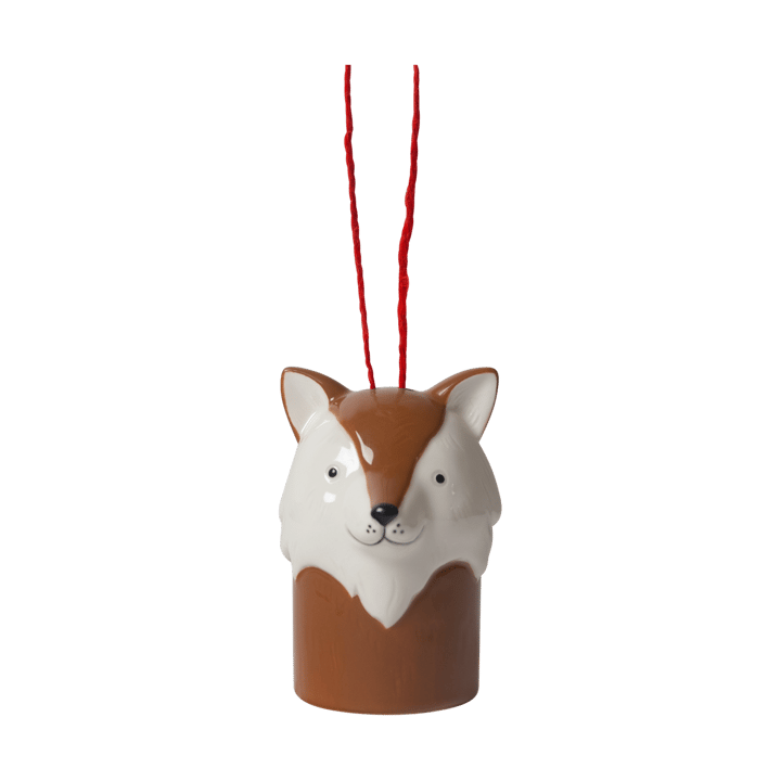 Fox - クリスマスツリー オーナメント - White-brown - Pluto Design