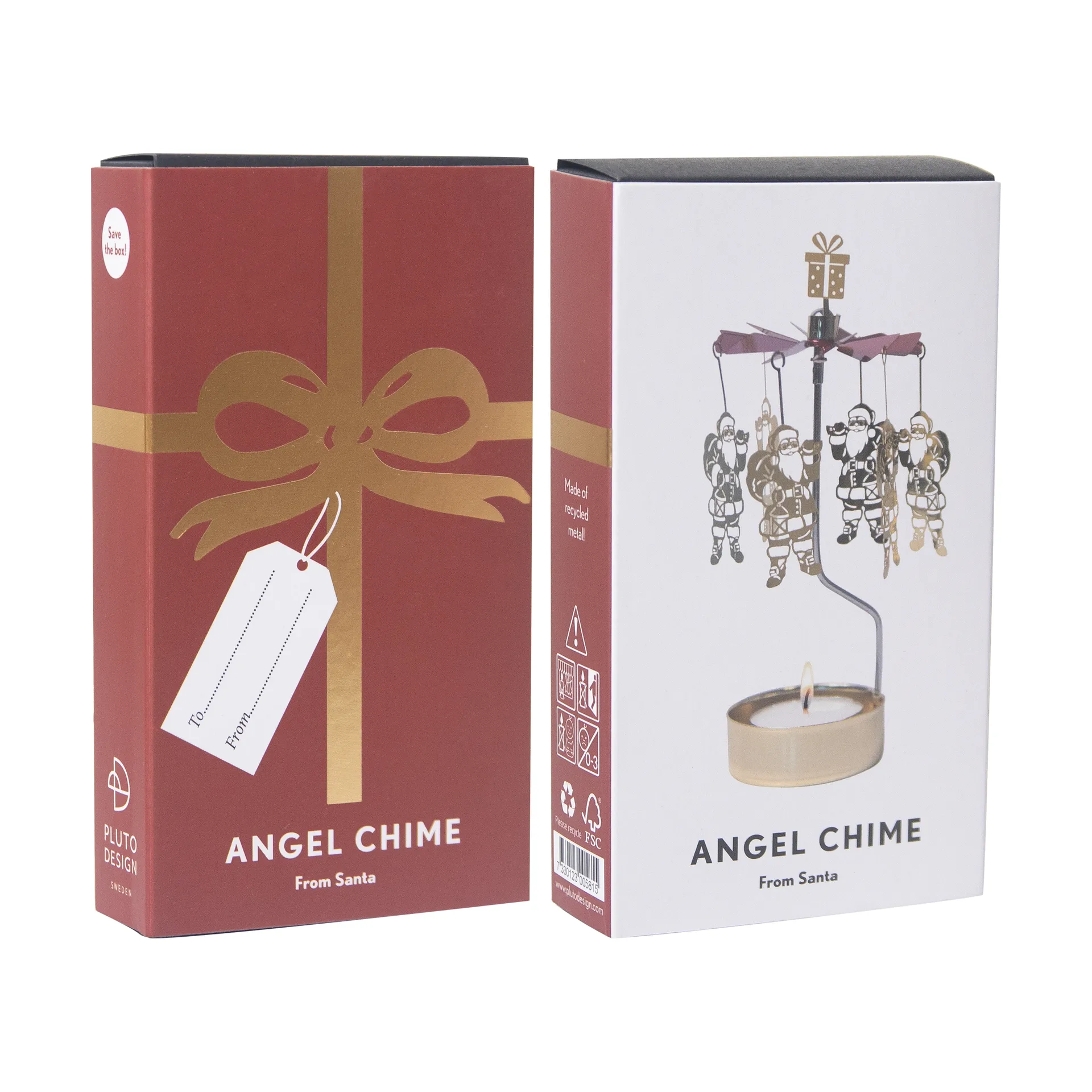 From Santa エンジェルチャイム, Gold-red spinner Pluto Design