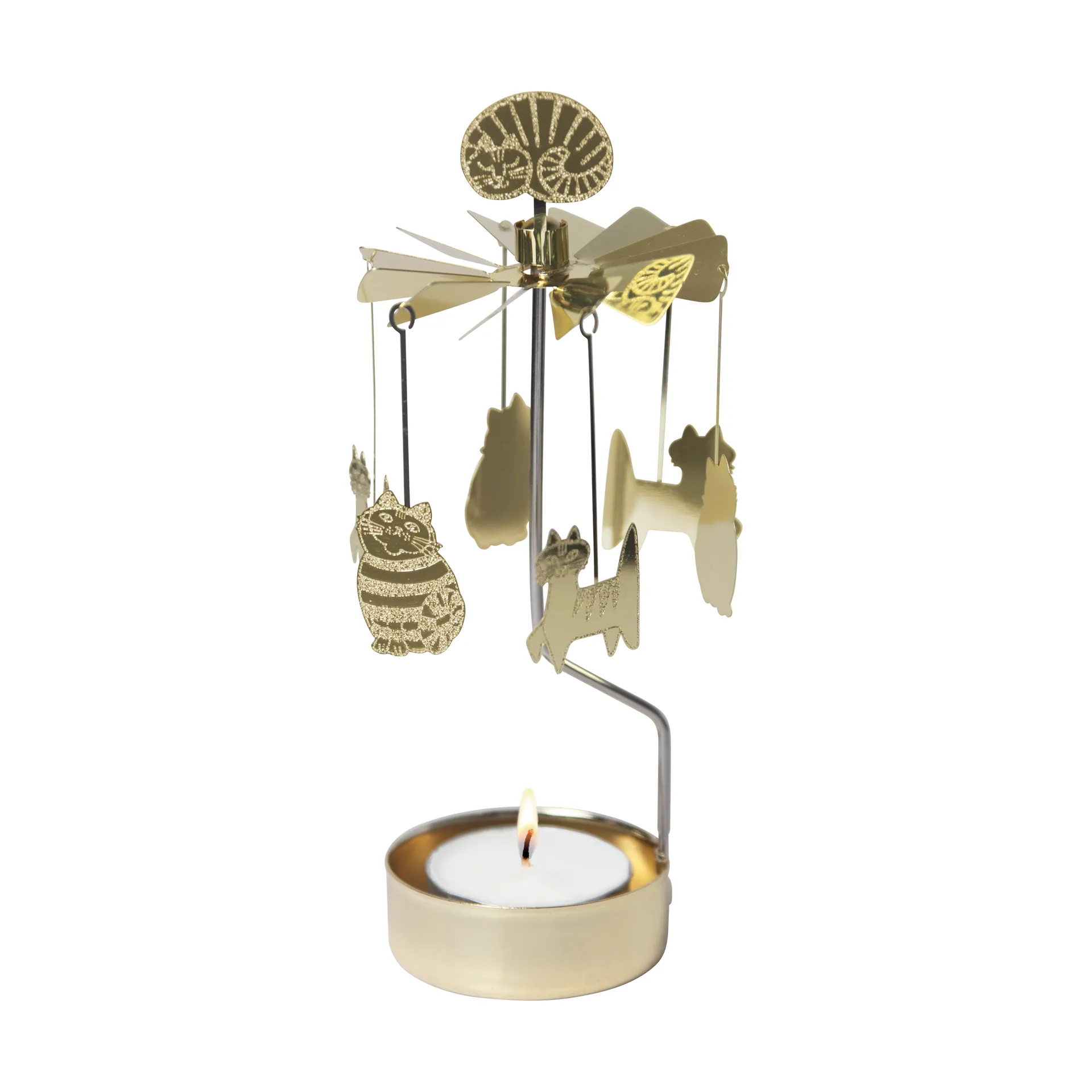 リサ・ラーソン キャッツ エンジェルチャイム, Gold Pluto Design