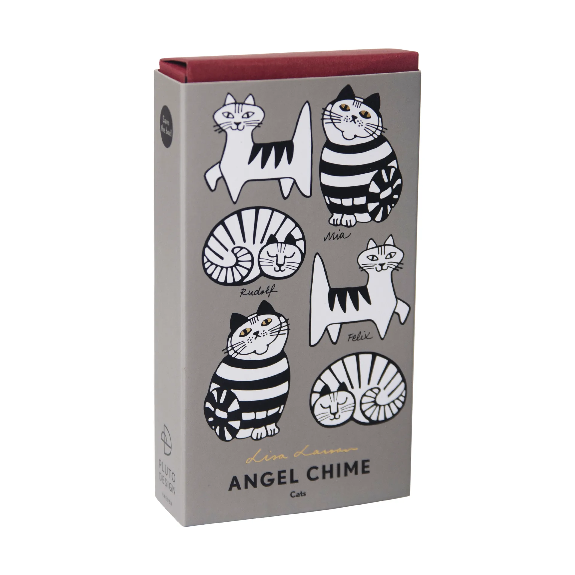 リサ・ラーソン キャッツ エンジェルチャイム, Gold Pluto Design