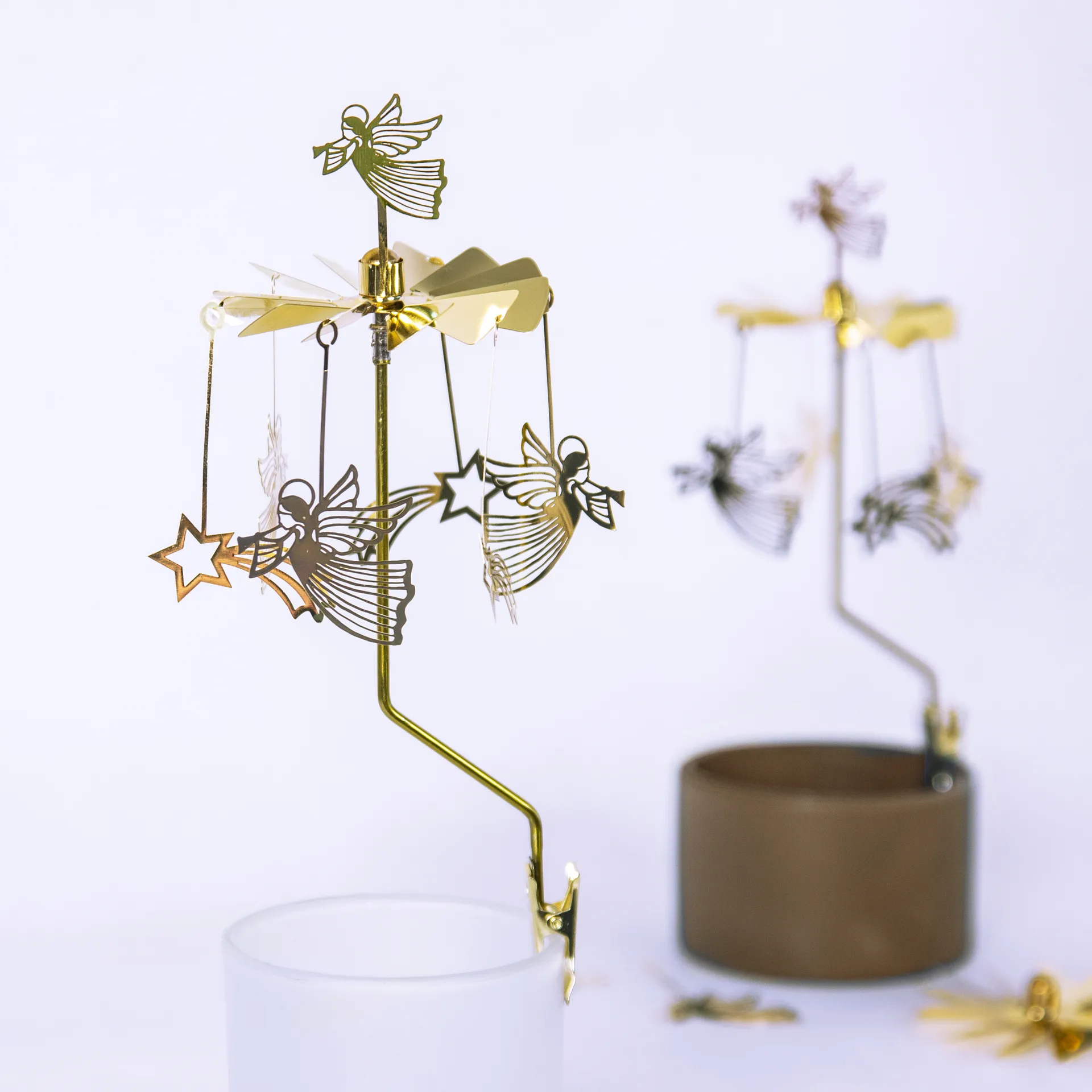 エンジェル チャイム クリップス エンジェルズ & スター, gold Pluto Design