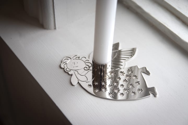 リサ・ラーソン Hanna キャンドルホルダー, Silver Pluto Design