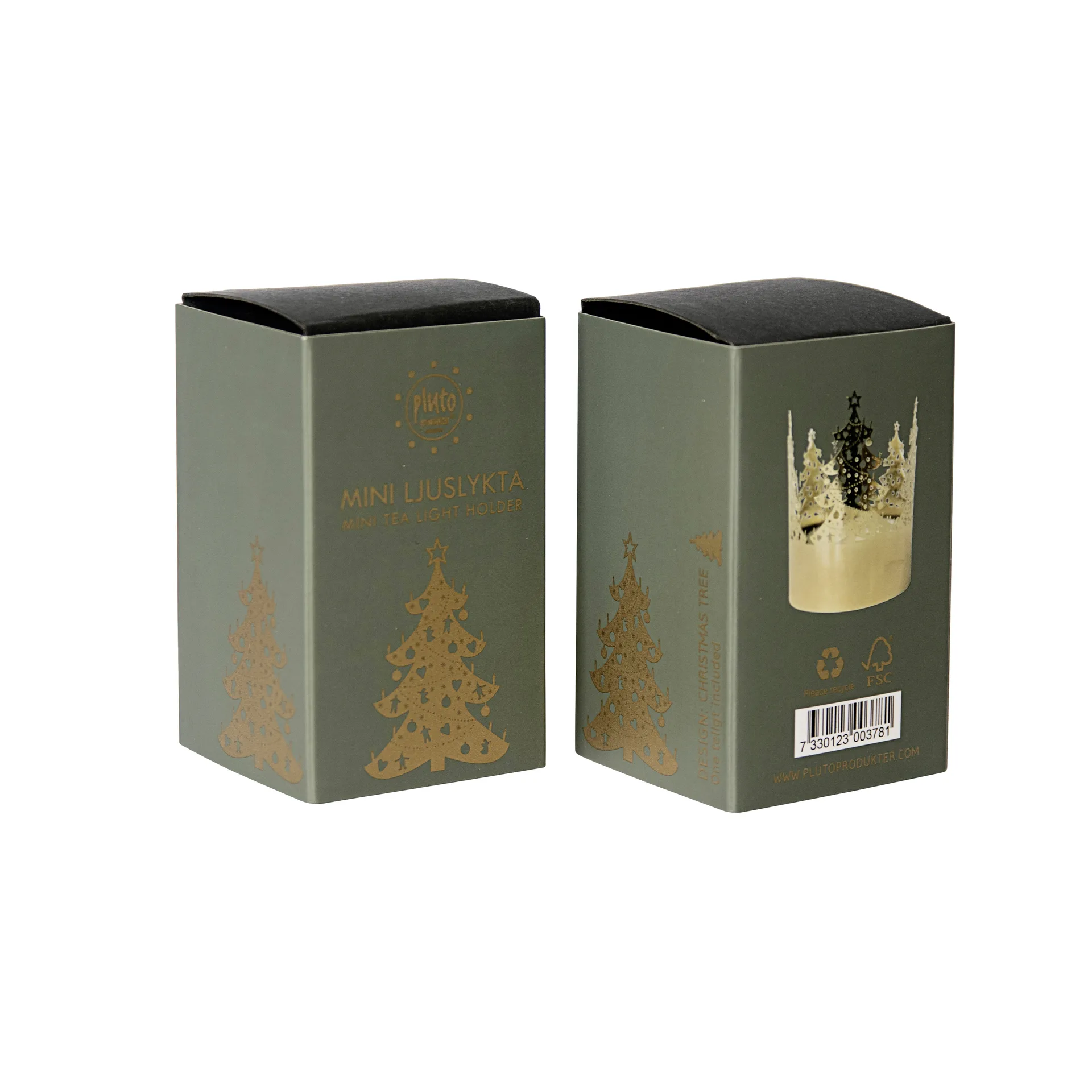 Mini ランタン Ø4.5 cm, Christmas tree Pluto Design