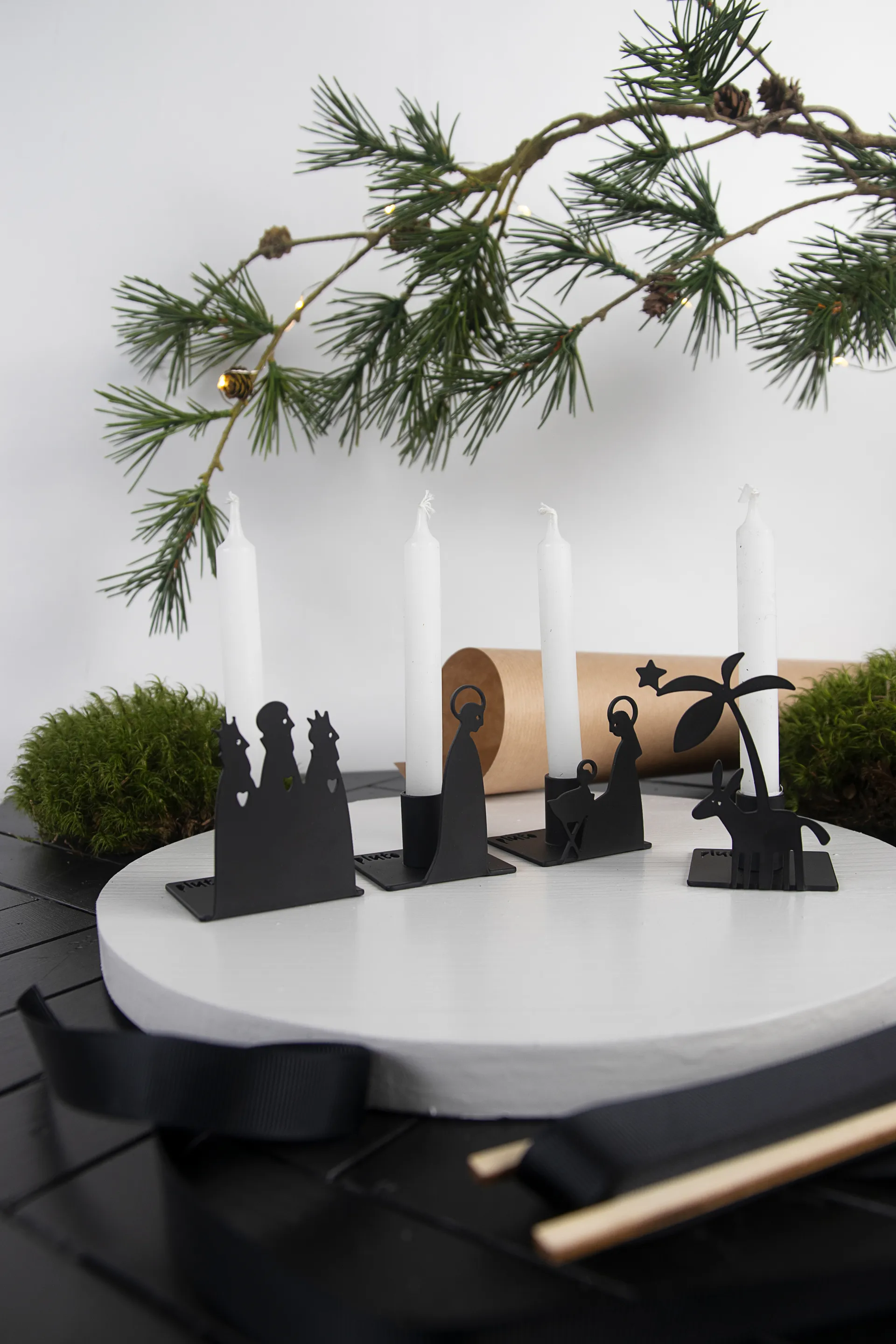 Nativity Scene キャンドルホルダー メタル, Small Pluto Design