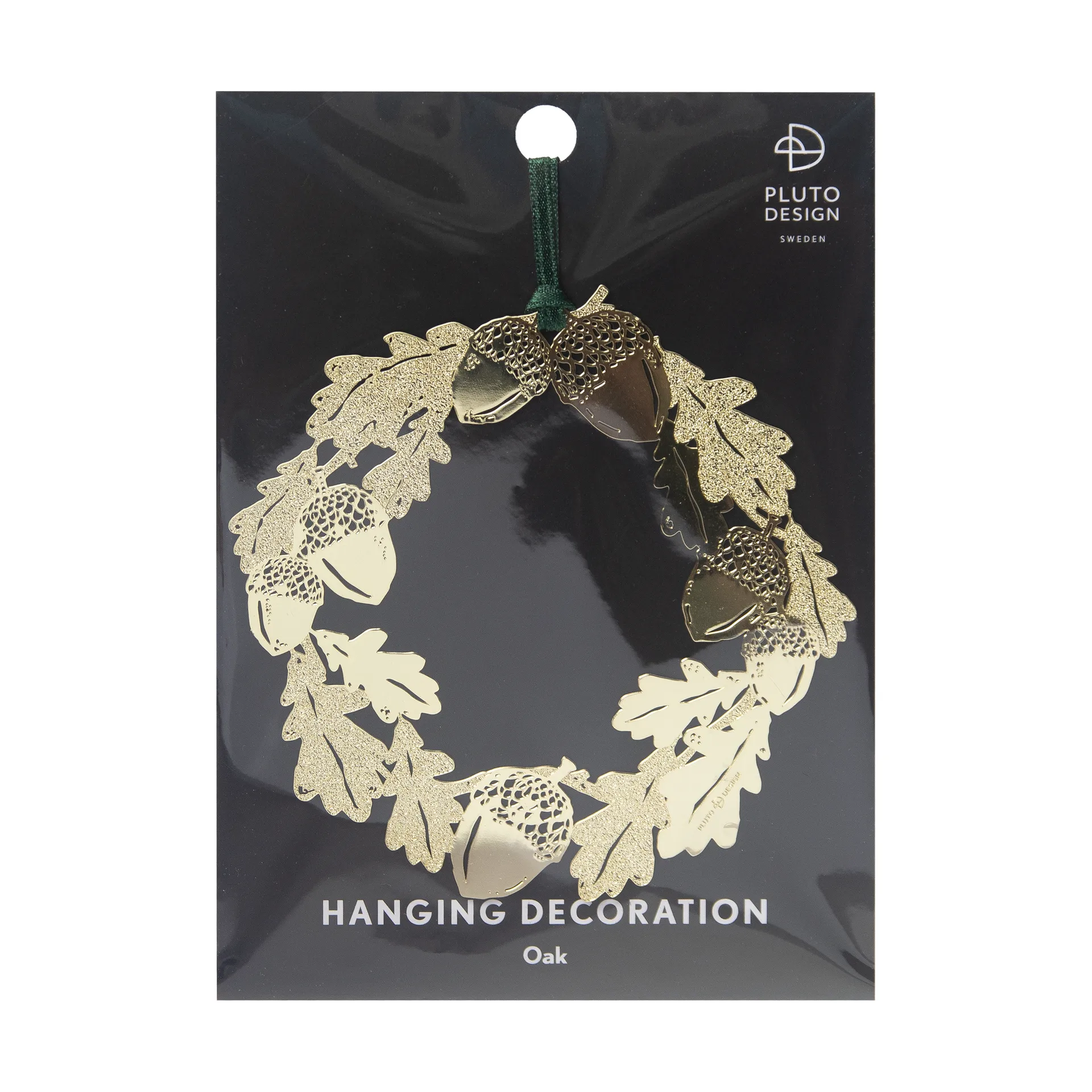 Oak ハンギングデコレーション Ø10 cm, Gold Pluto Design