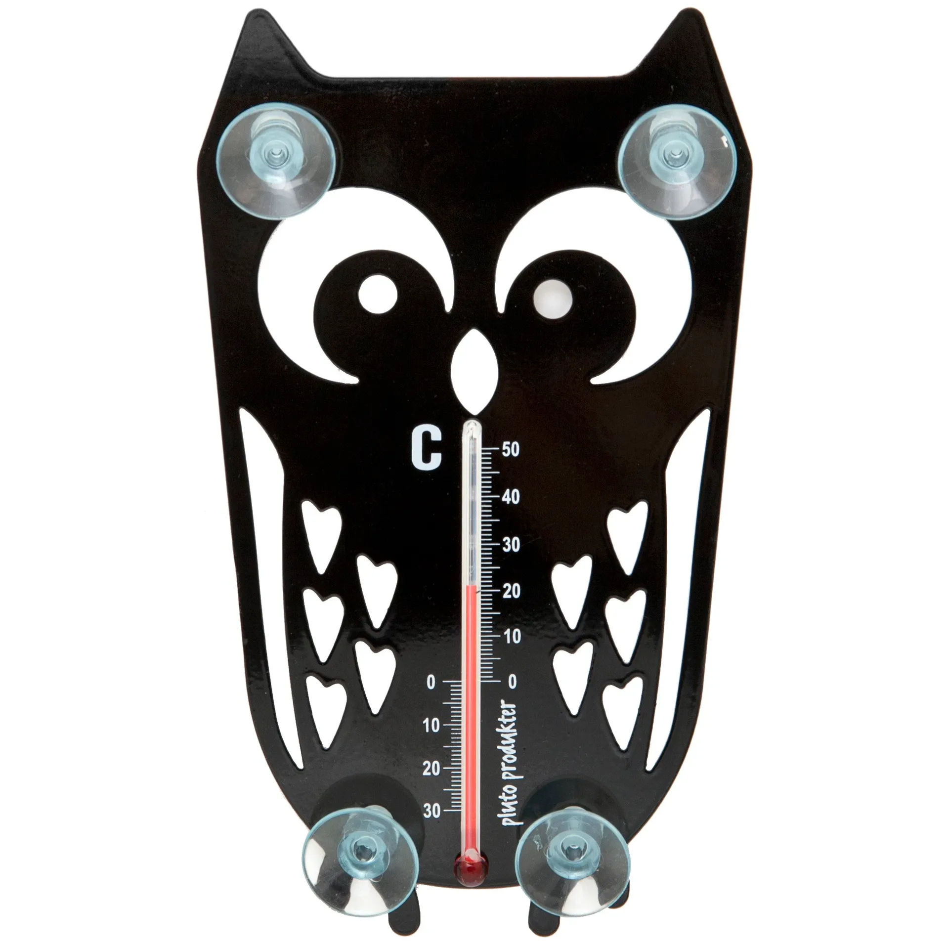 Owl 温度計, black Pluto Design