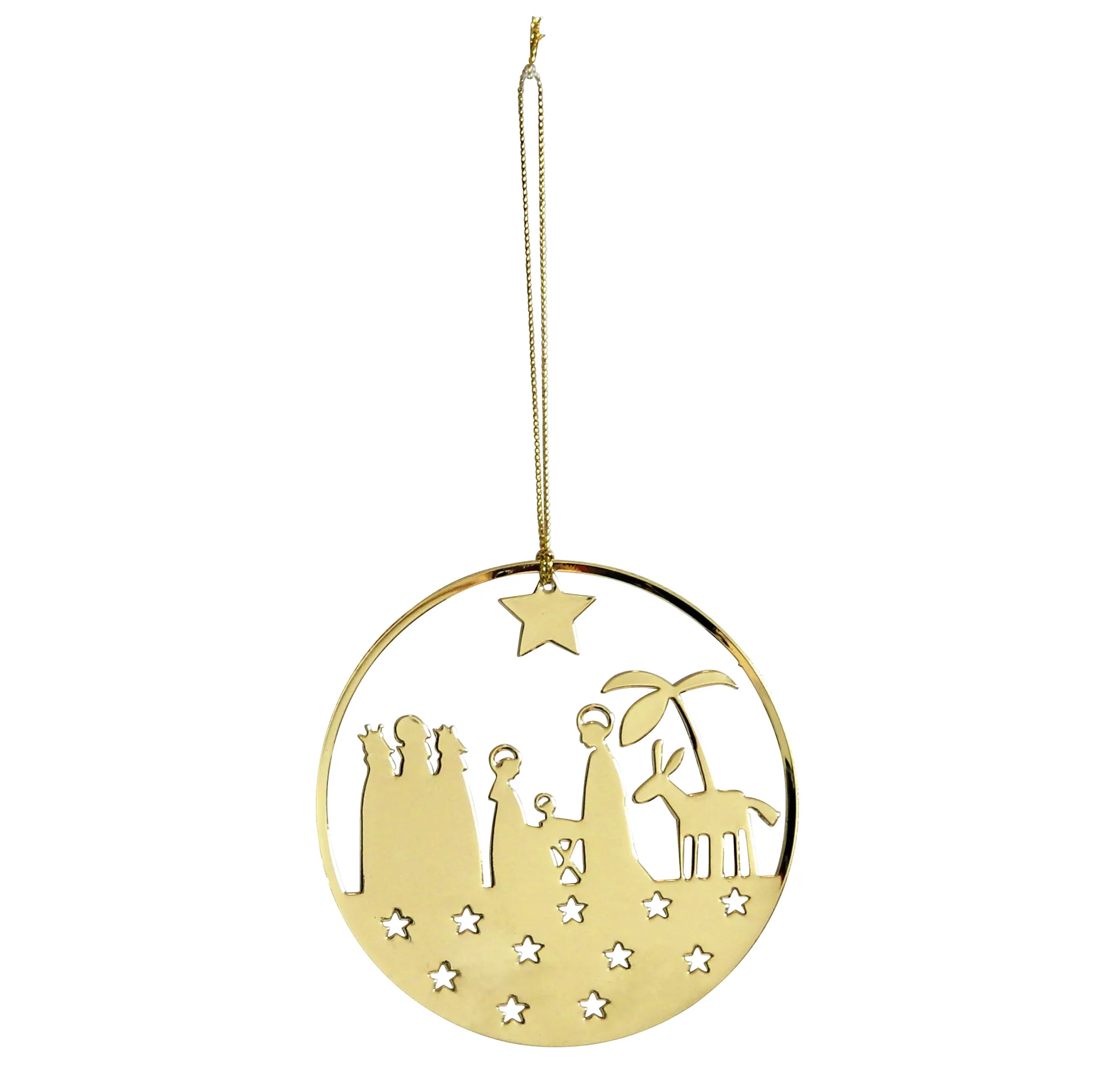 Plutoクリスマス デコレーション in メタル, crib, gold-coloured Pluto Design