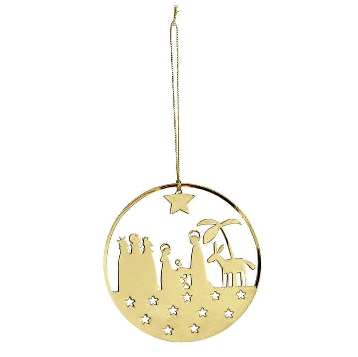 Plutoクリスマス デコレーション in メタル - crib, gold-coloured - Pluto Design