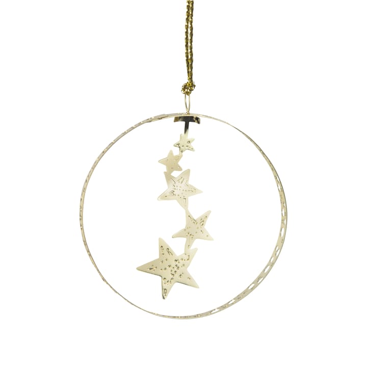 Plutoクリスマス デコレーション in メタル - Hanging night sky Gold coloured - Pluto Design