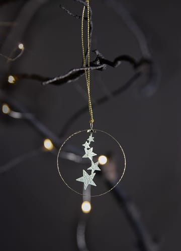 Plutoクリスマス デコレーション in メタル - Hanging night sky Gold coloured - Pluto Design