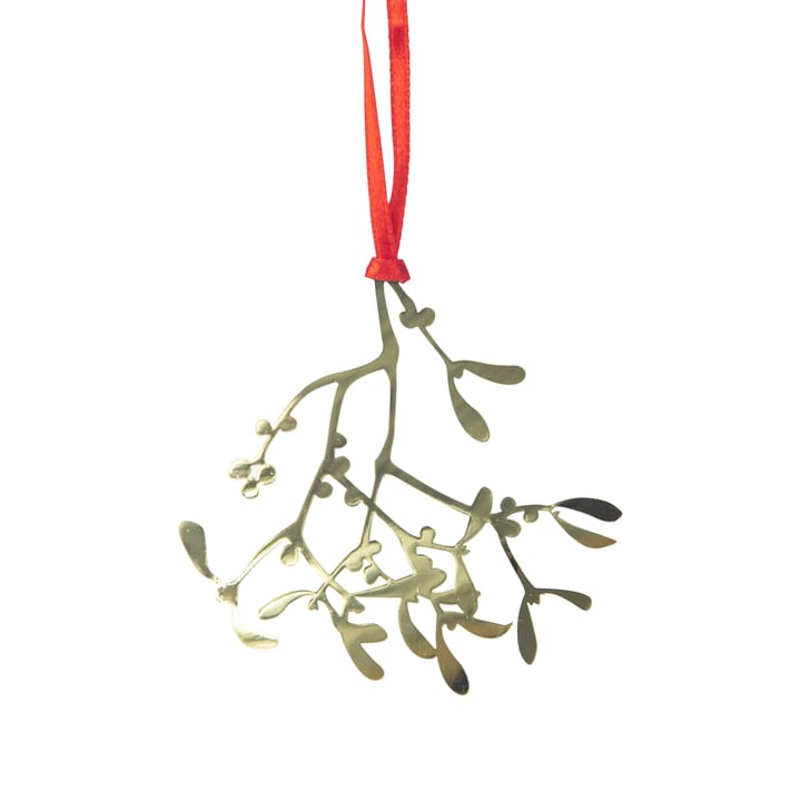 Plutoクリスマス デコレーション in メタル - Mistletoe  Gold coloured - Pluto Design