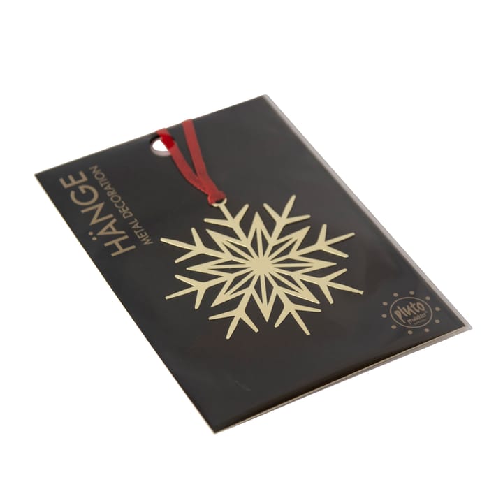 Plutoクリスマス デコレーション in メタル, Star Gold coloured Pluto Design