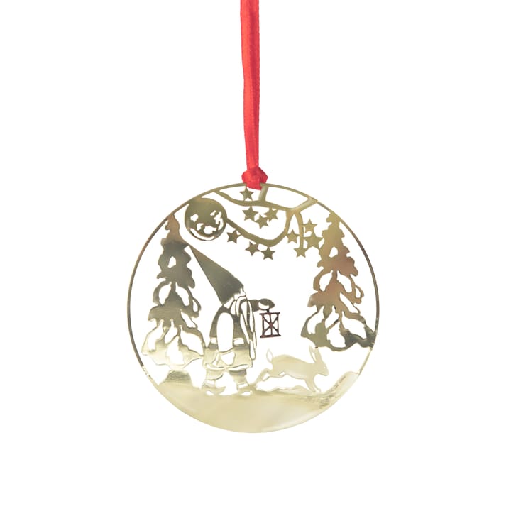 Plutoクリスマス デコレーション in メタル - Winterland Gold coloured - Pluto Design