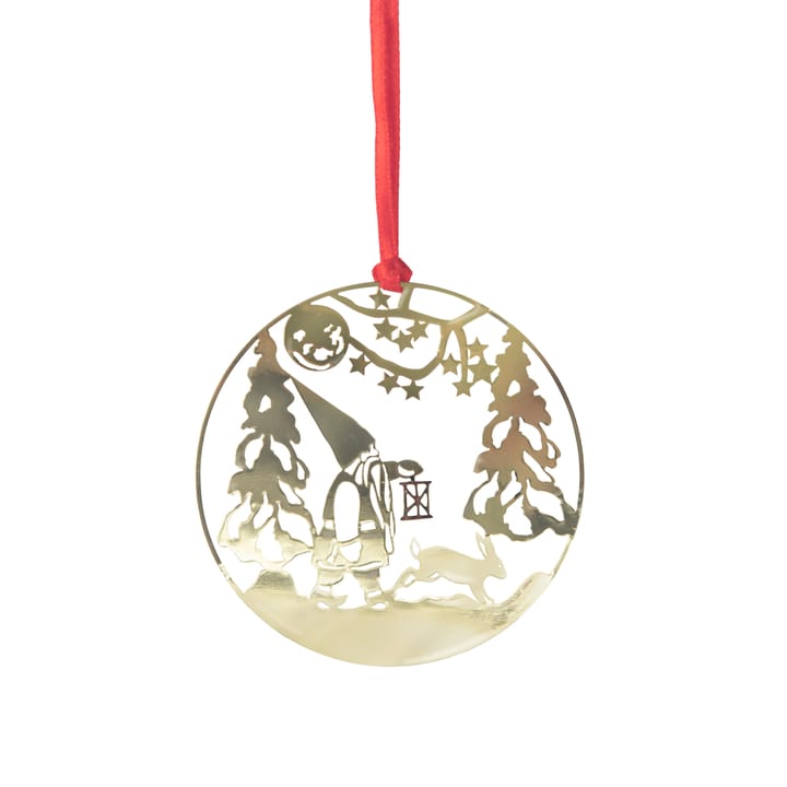 Plutoクリスマス デコレーション in メタル - Winterland Gold coloured - Pluto Design