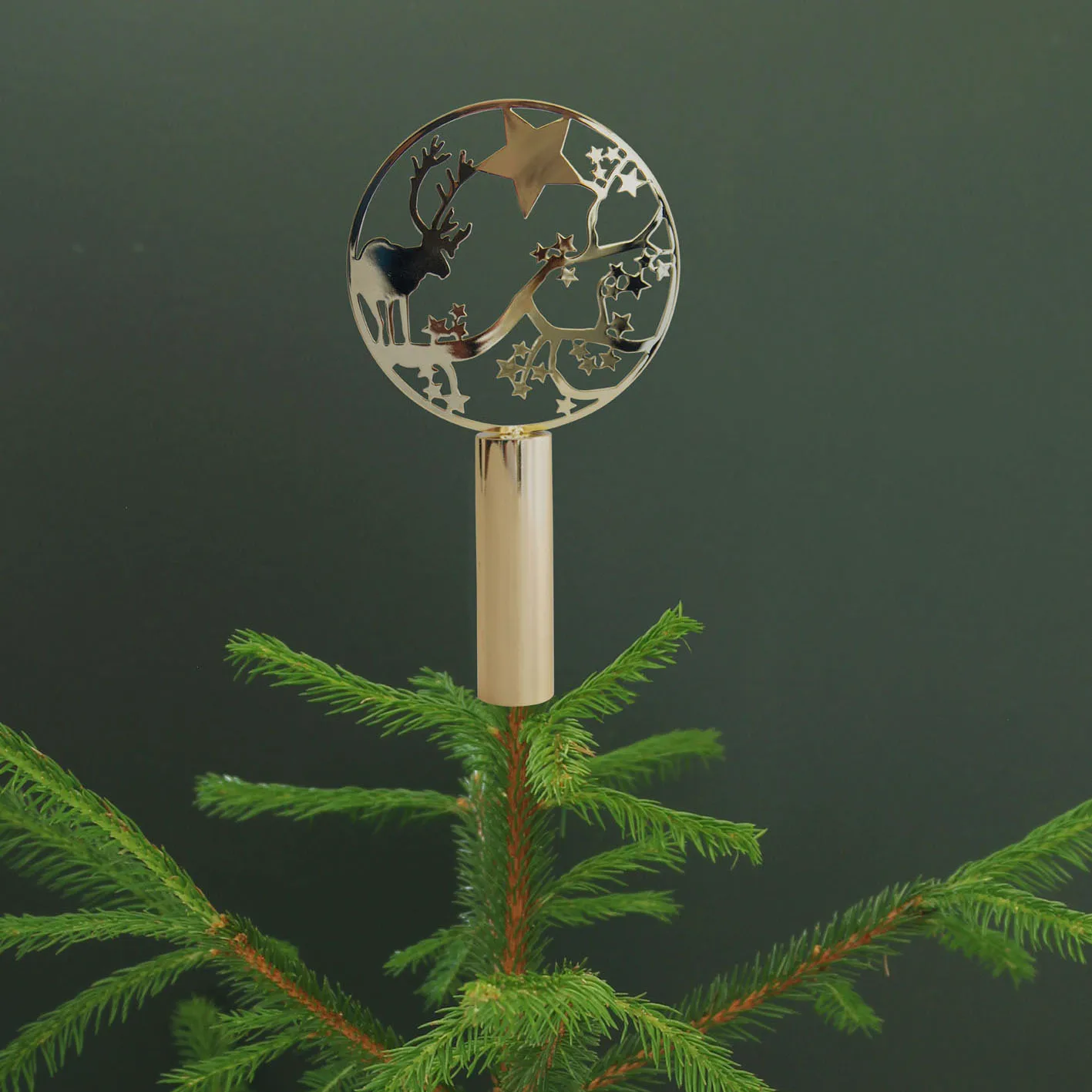 Pluto クリスマスツリー トップwith image, Deer Pluto Design