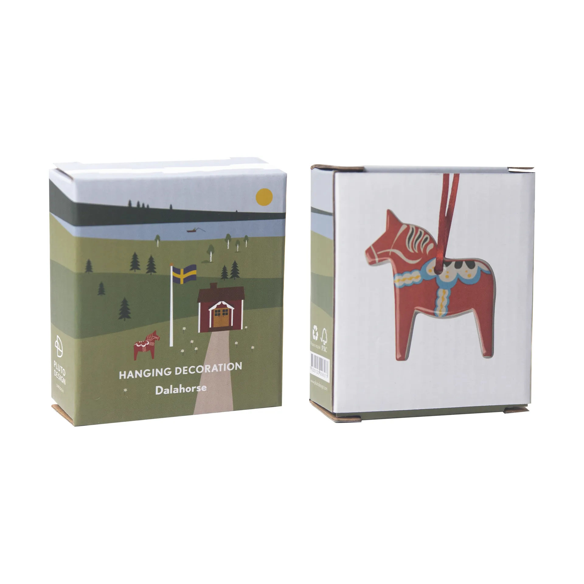 ダーラナホース デコレーションペンダント, Red Pluto Design