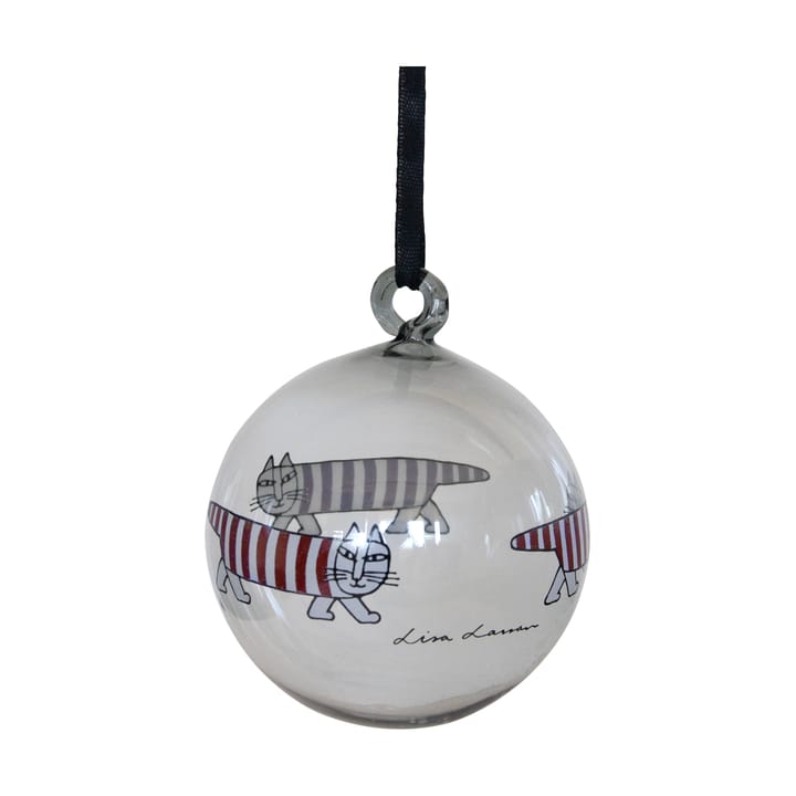 リサ・ラーソン マイキー クリスマスオーナメント - Silver-red-white - Pluto Design