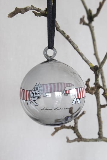 リサ・ラーソン マイキー クリスマスオーナメント - Silver-red-white - Pluto Design