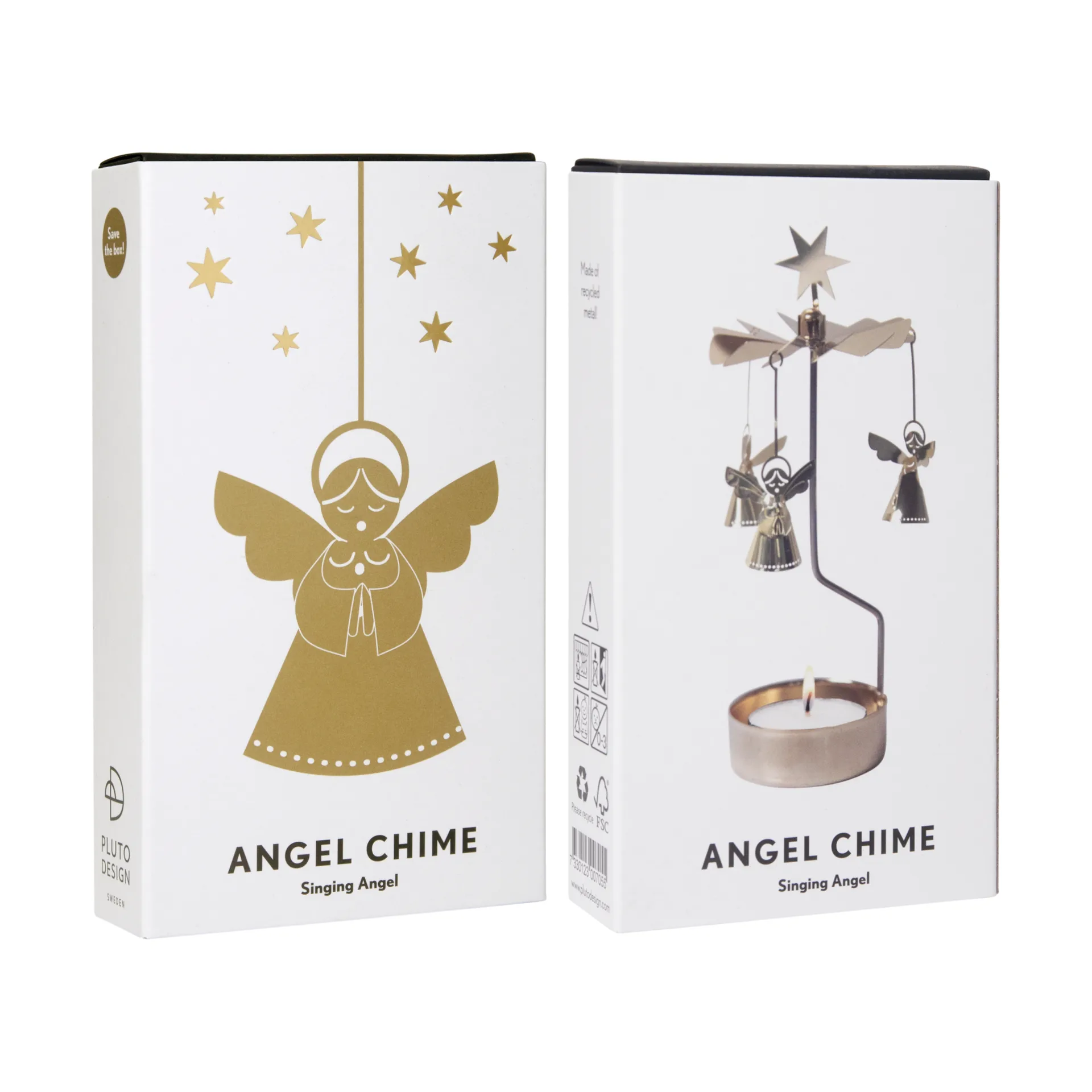 Singing angel 3D エンジェルチャイム, Gold Pluto Design