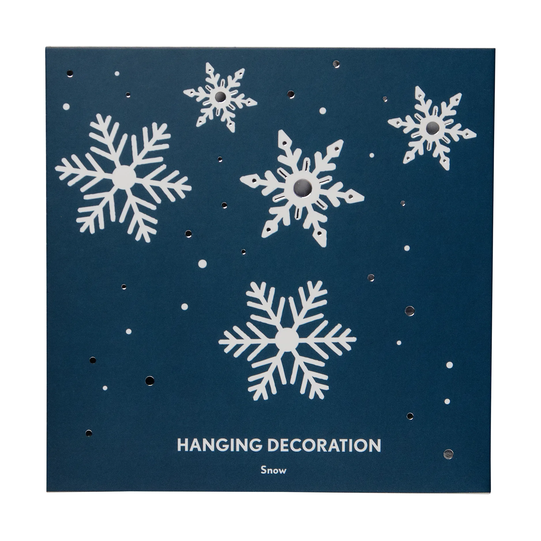 Snow クリスマスオーナメント, Silver Pluto Design