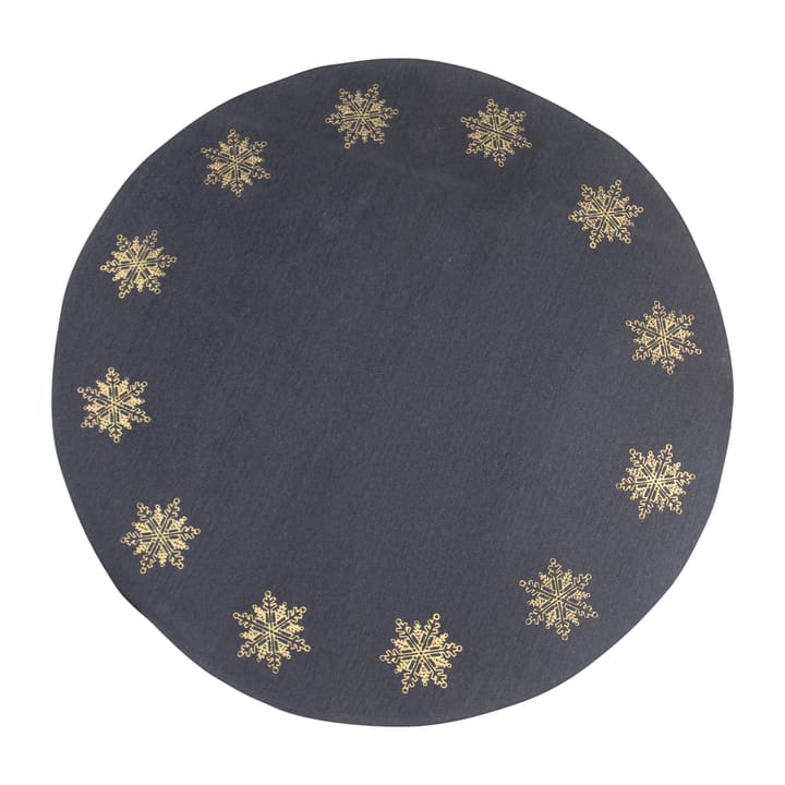 クリスマスツリー用ラグ  snow star Ø110 cm - grey-gold - Pluto Design