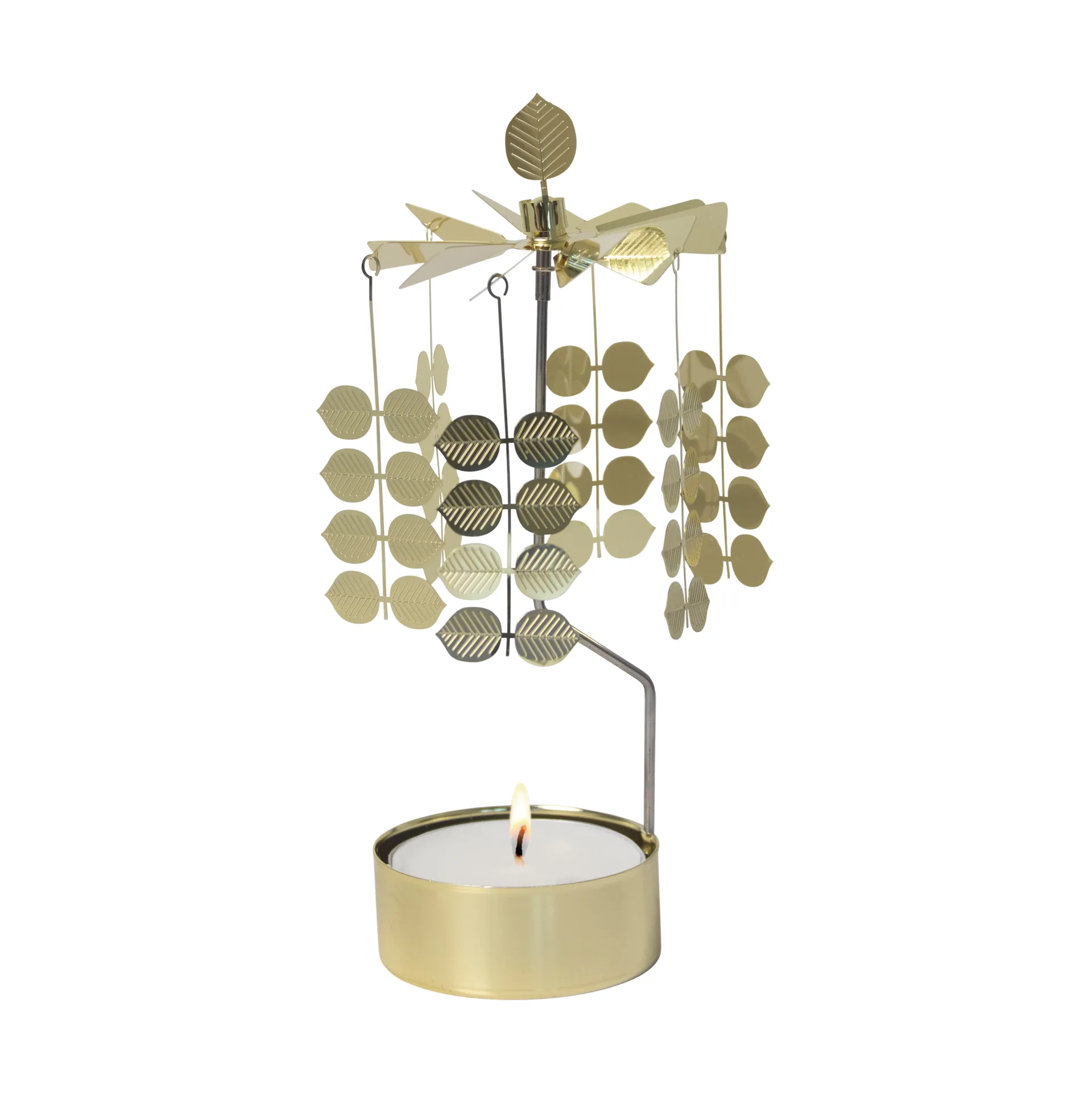 Stig L Berså ロータリーキャンドルホルダー medium, Gold Pluto Design