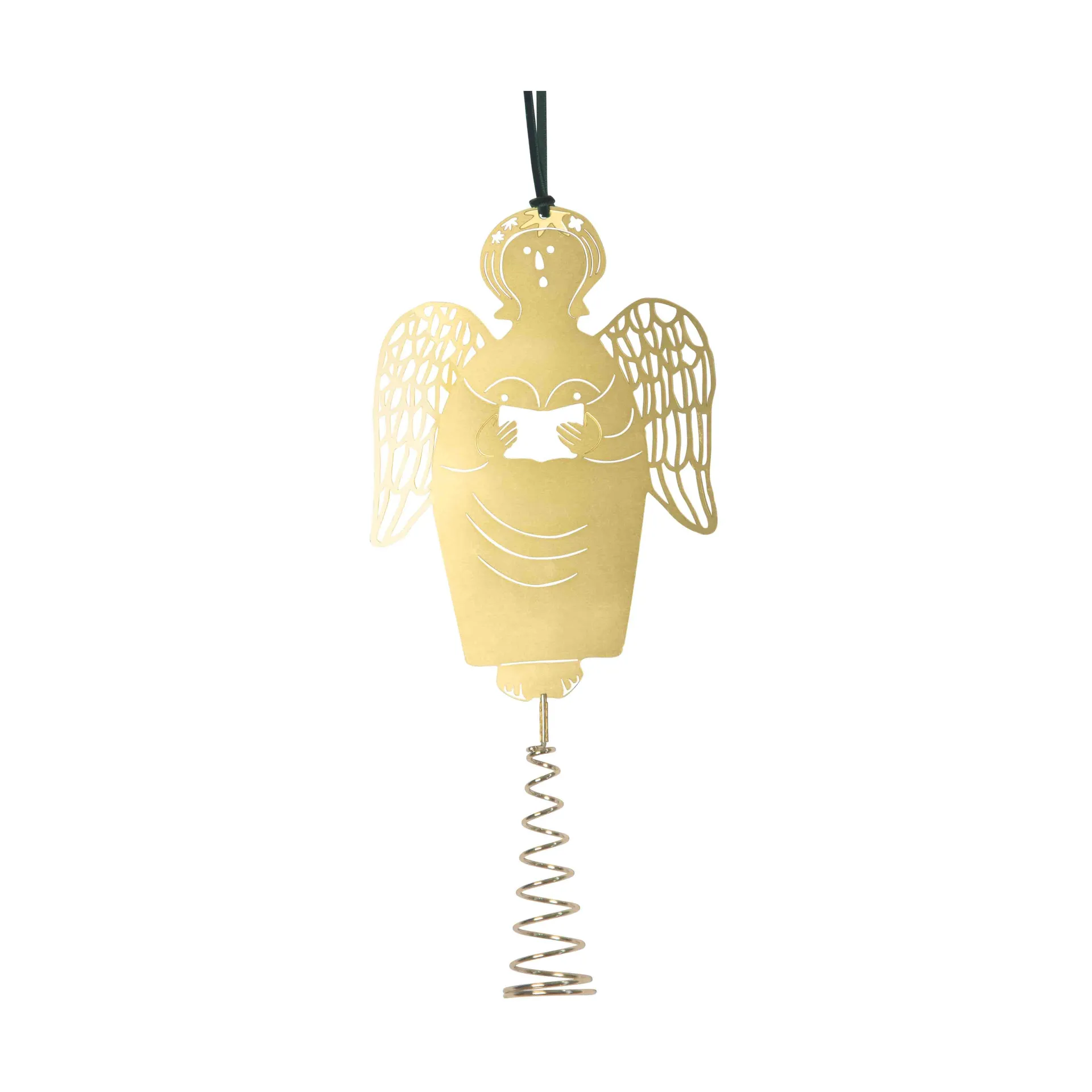 Stig L gingerbread angel クリスマス ツリートップ, Brass Pluto Design