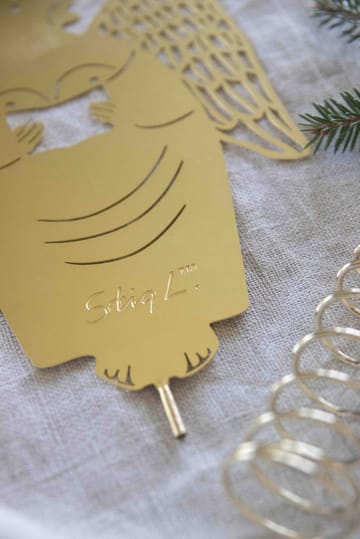 Stig L gingerbread angel クリスマス ツリートップ - Brass - Pluto Design
