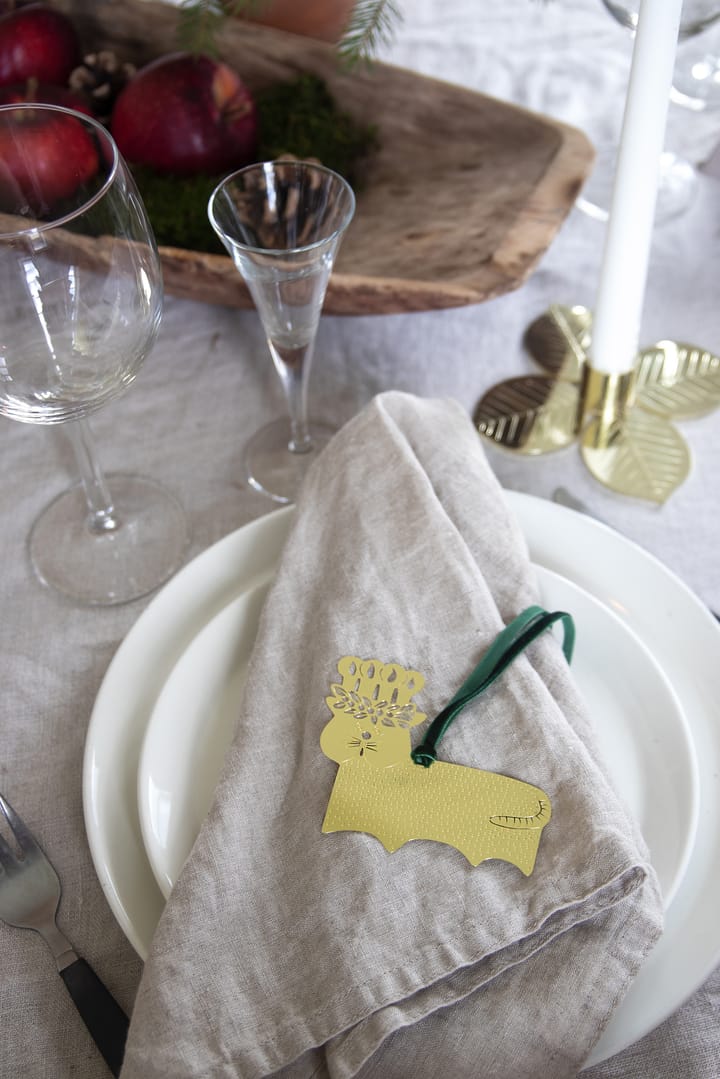 Stig L gingerbread キャット デコレーションハンガー, Gold-brass Pluto Design