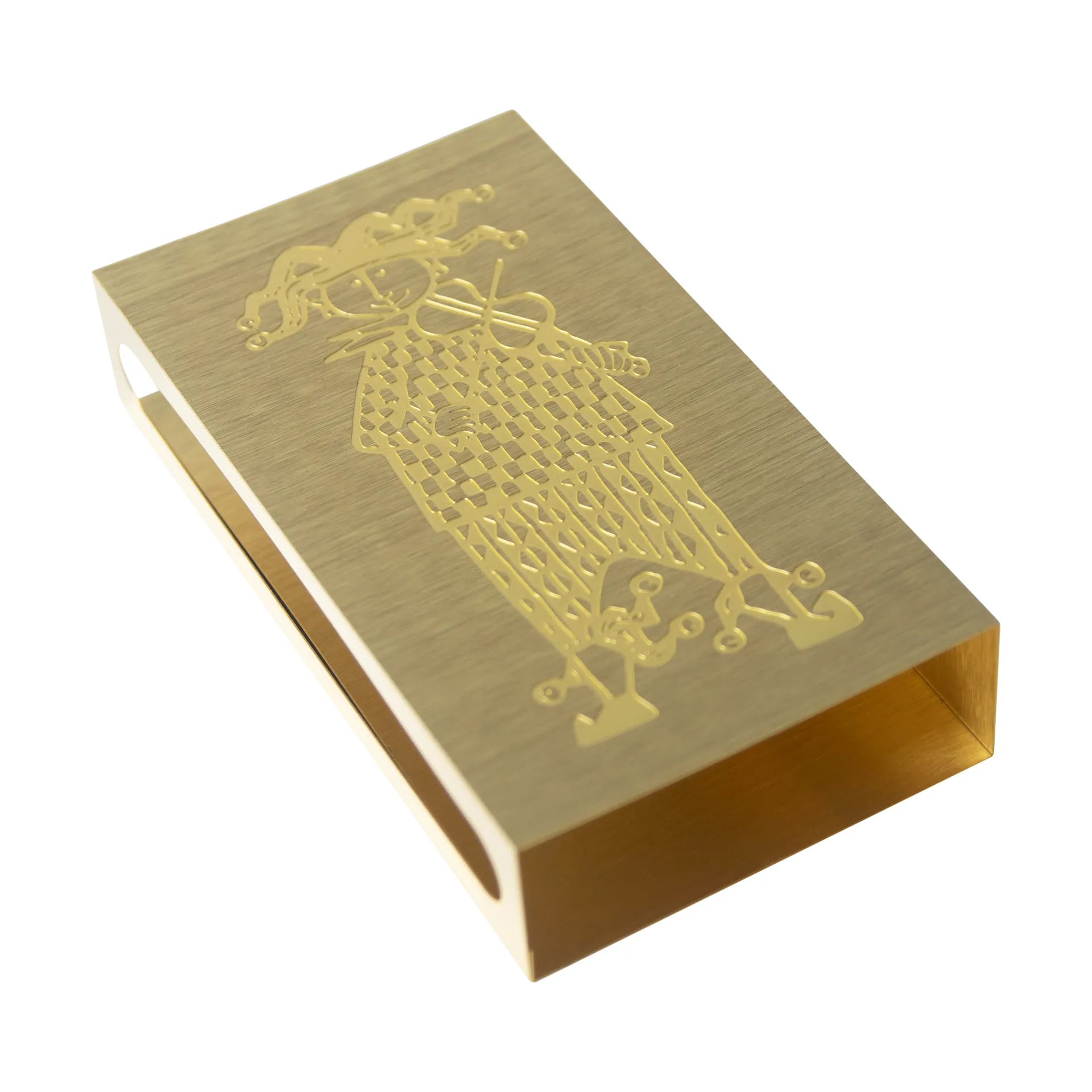 Stig Lindberg Karneval マッチボックスホルダー, Gold Pluto Design