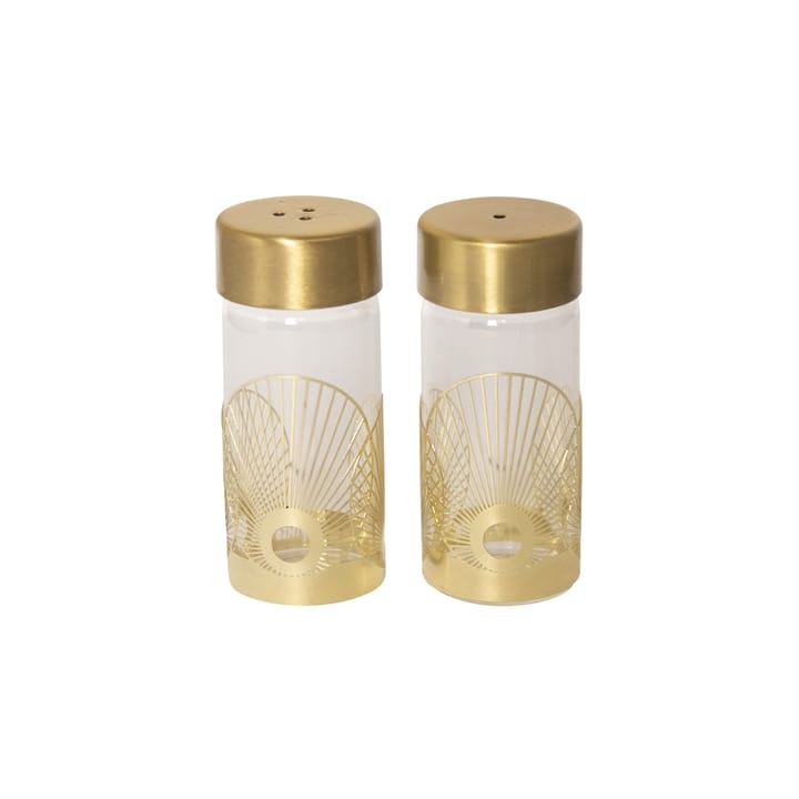 Sun ソルト & ペッパーミル - Gold-glass - Pluto Design