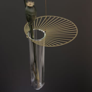 Sun hanging 花瓶 15 cm - clear-gold - Pluto Design
