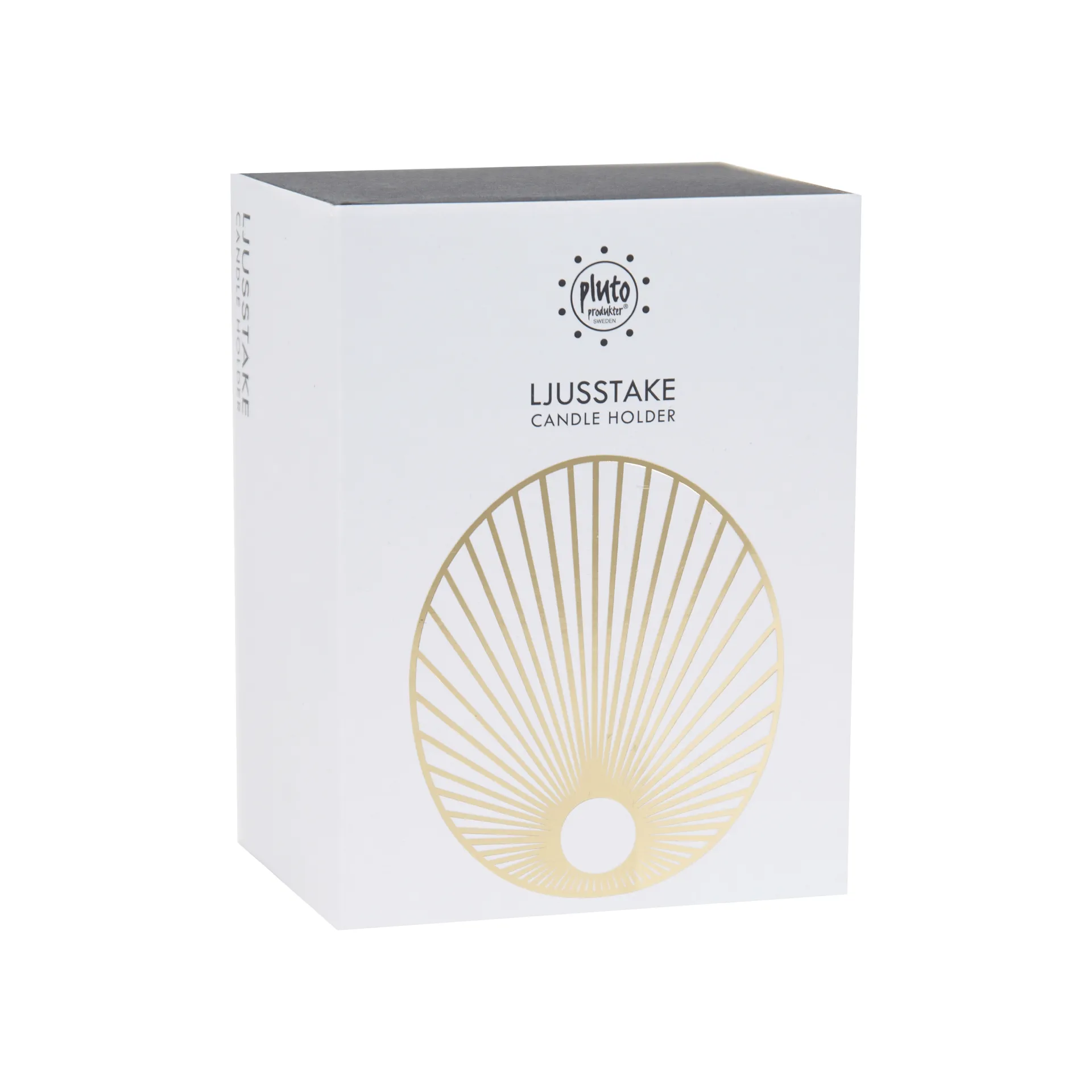 Sun キャンドルスティック large 9 cm, gold Pluto Design
