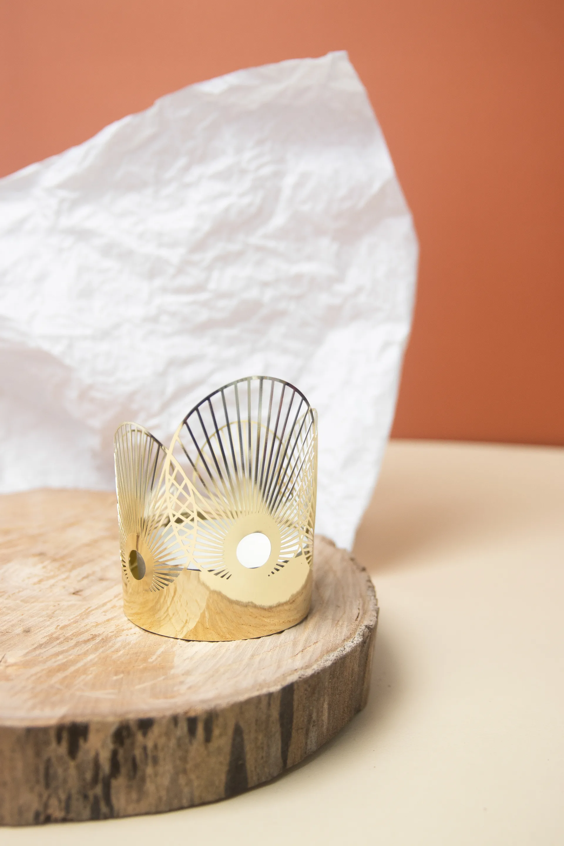 Sun ランタン M Ø6.5 cm, Gold Pluto Design