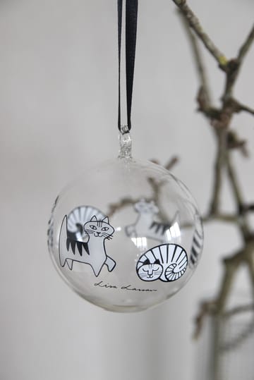 リサ・ラーソン キャット クリスマスオーナメント - White-black - Pluto Design
